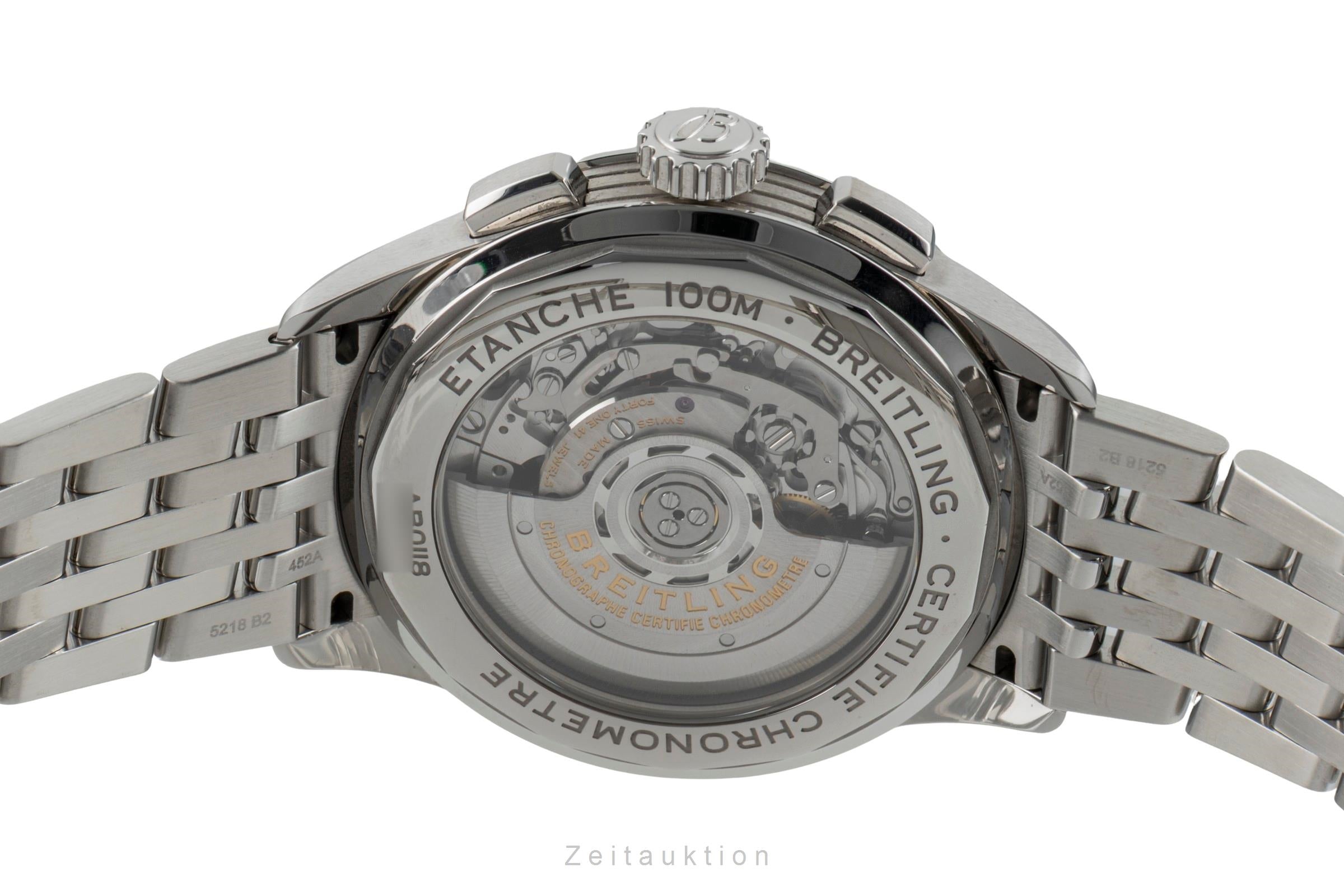 Breitling Premier B01 Chronograph Blue Automatik Herrenuhr Ref AB0118A61C1A1 B&P [2602440]