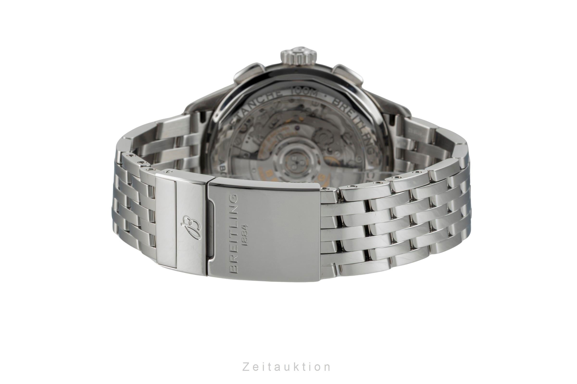 Breitling Premier B01 Chronograph Blue Automatik Herrenuhr Ref AB0118A61C1A1 B&P [2602440]