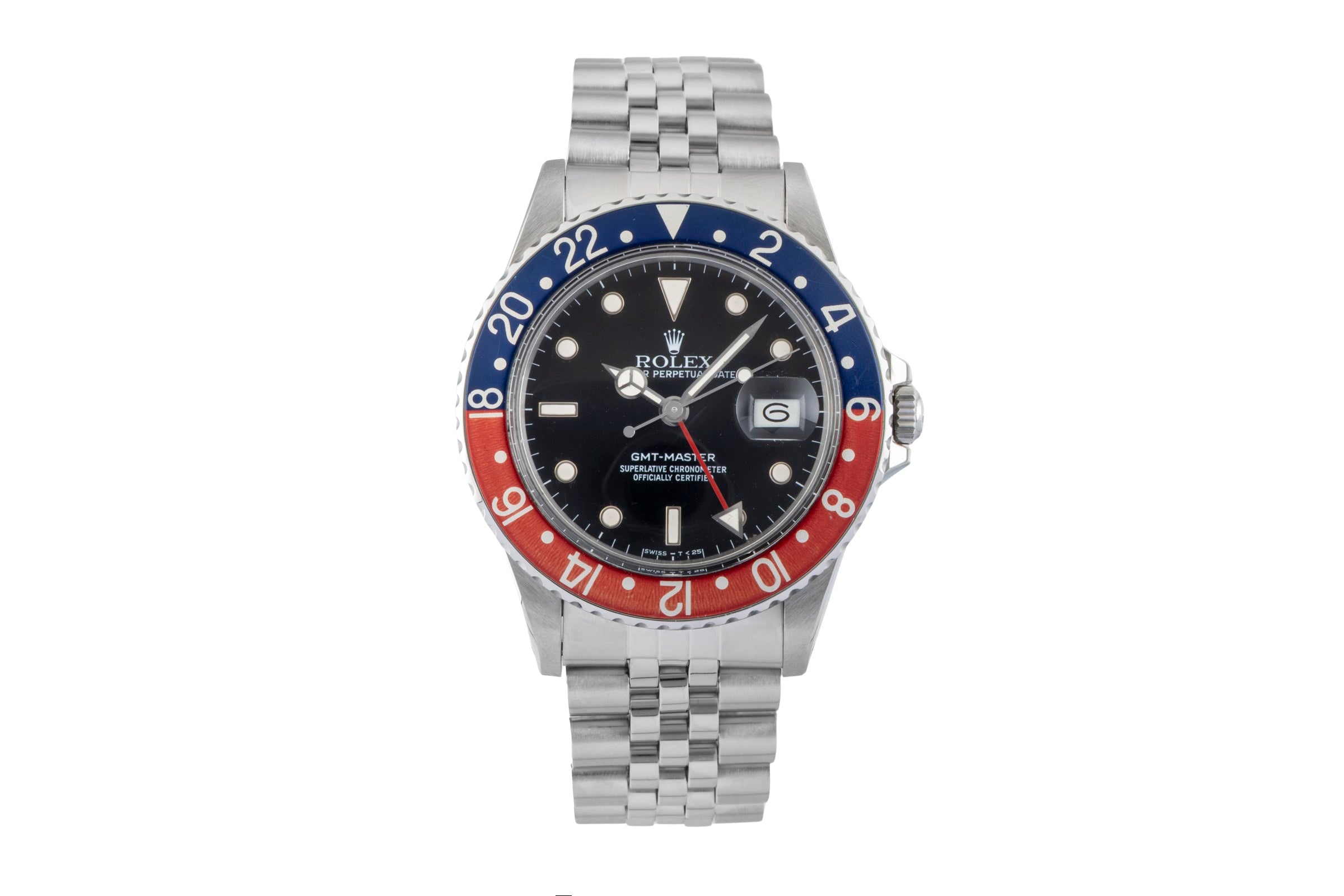 Rolex GMT-Master acciaio automatismo orologio da uomo 16750 Vintage  [2602441]