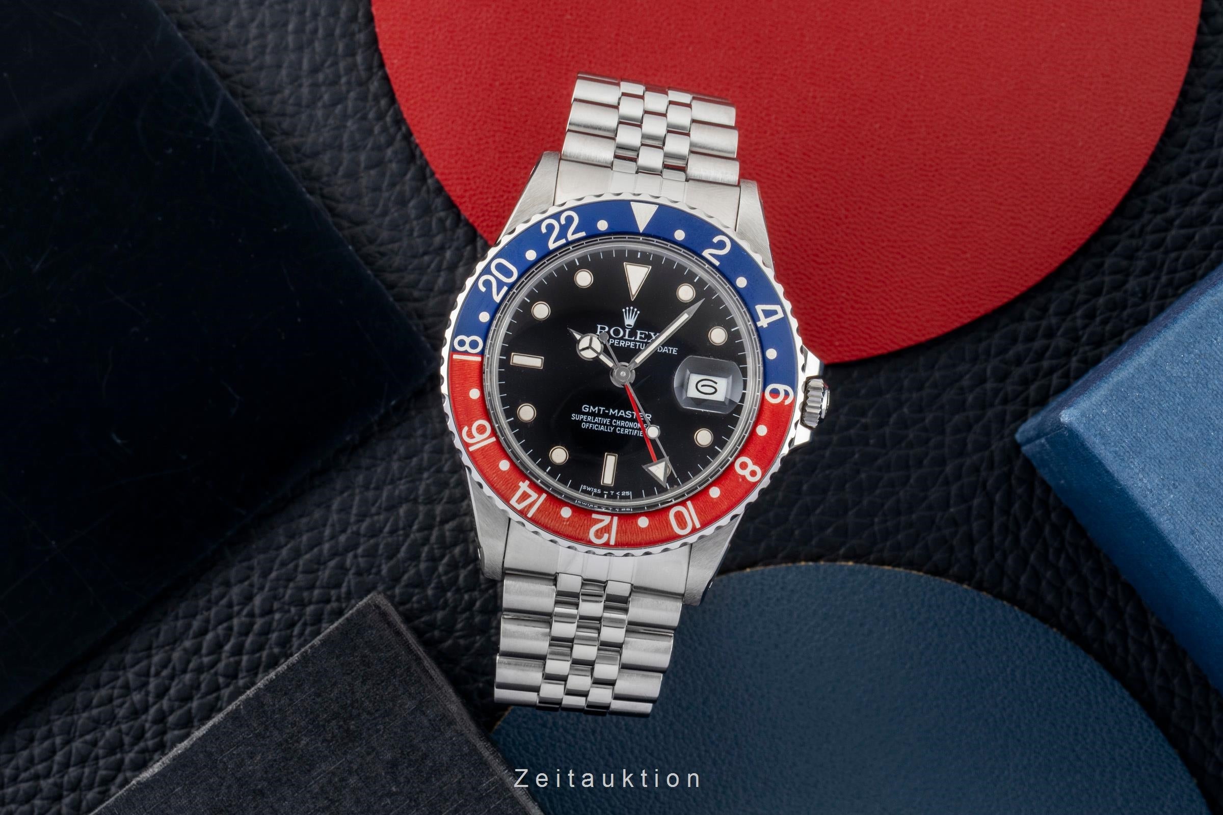 Rolex GMT-Master steel automatic men's watch 16750 Vintage  [2602441]
