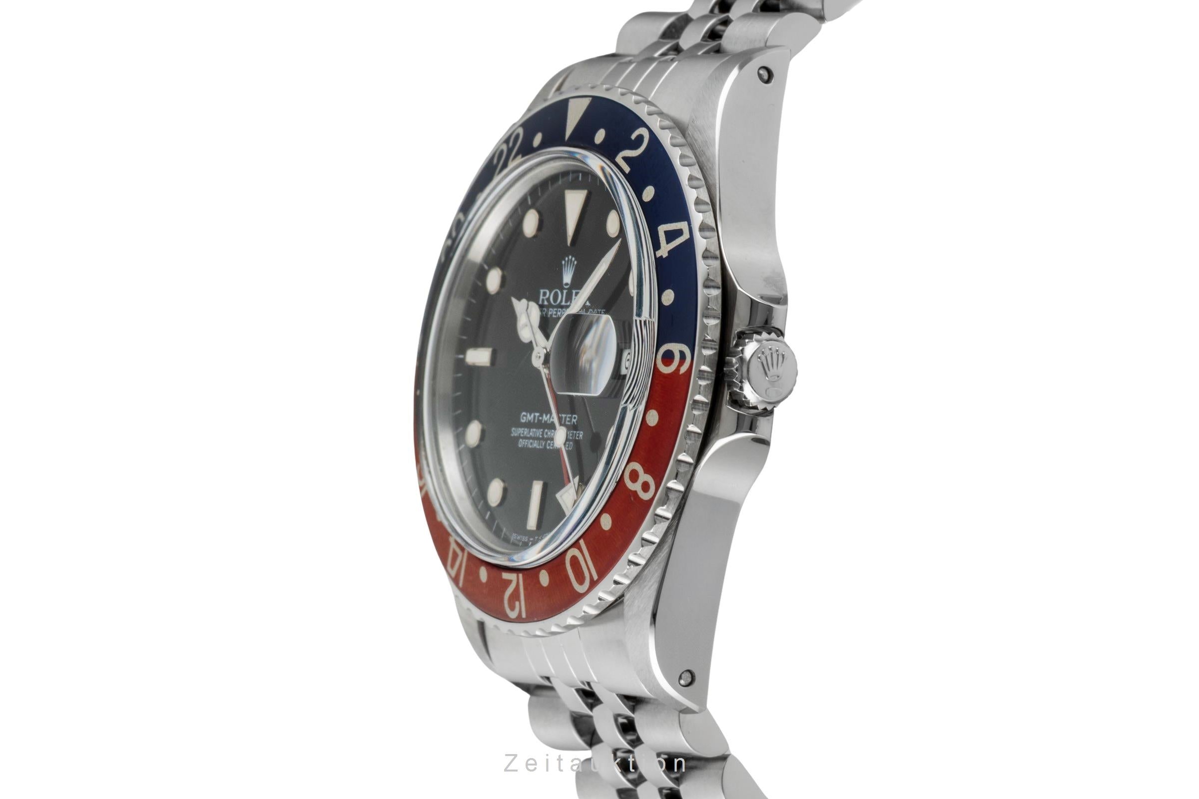 Rolex GMT-Master steel automatic men's watch 16750 Vintage  [2602441]
