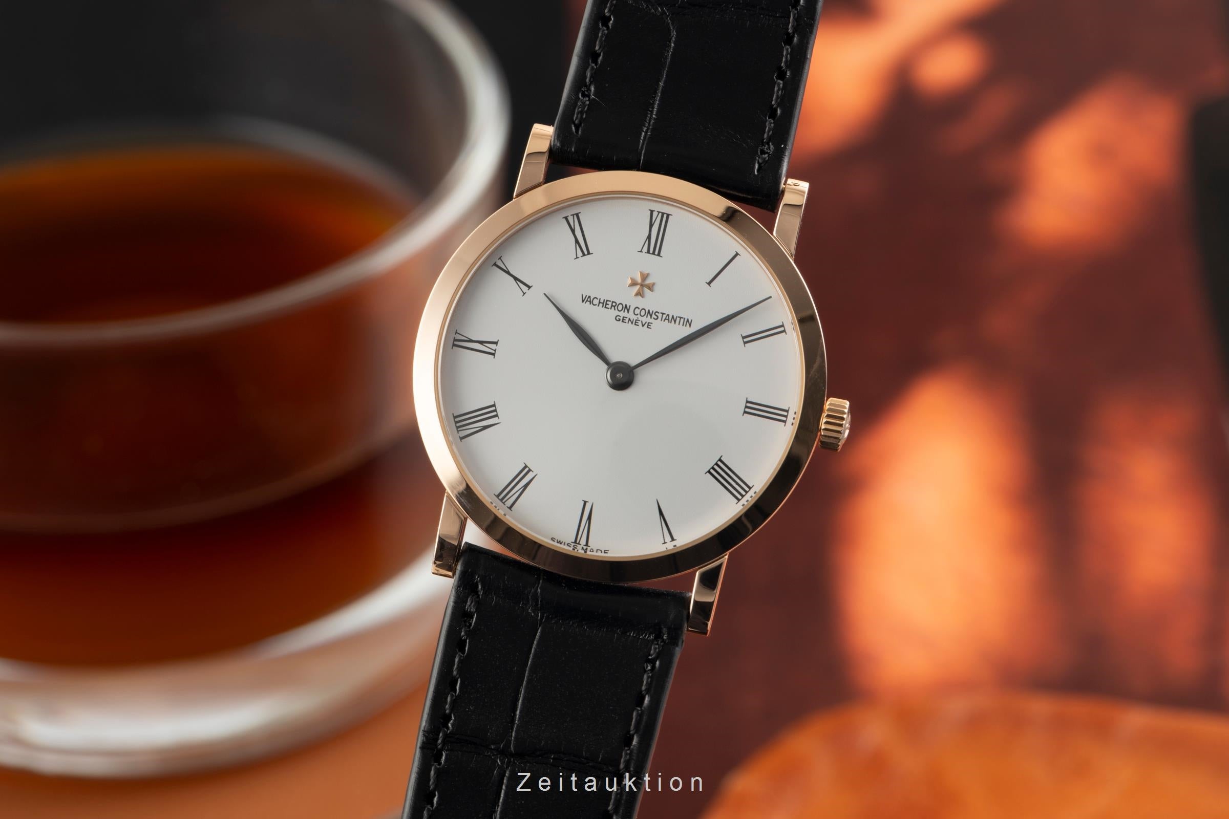 Vacheron & Constantin Patrimony oro rosso 18 ct carica manuale orologio da uomo 33093/3  [2602442]