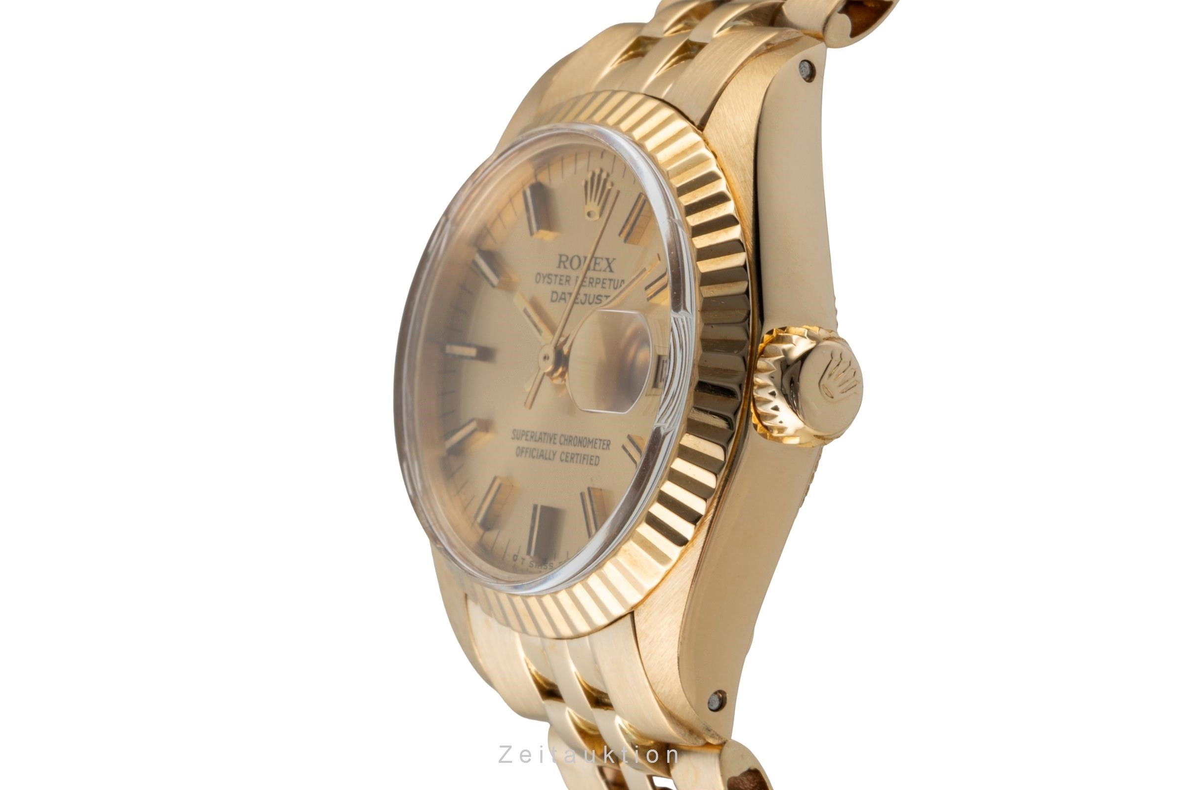 Rolex Lady Datejust oro de 18 quilates automático reloj para damas  6917 Vintage  [2602445]
