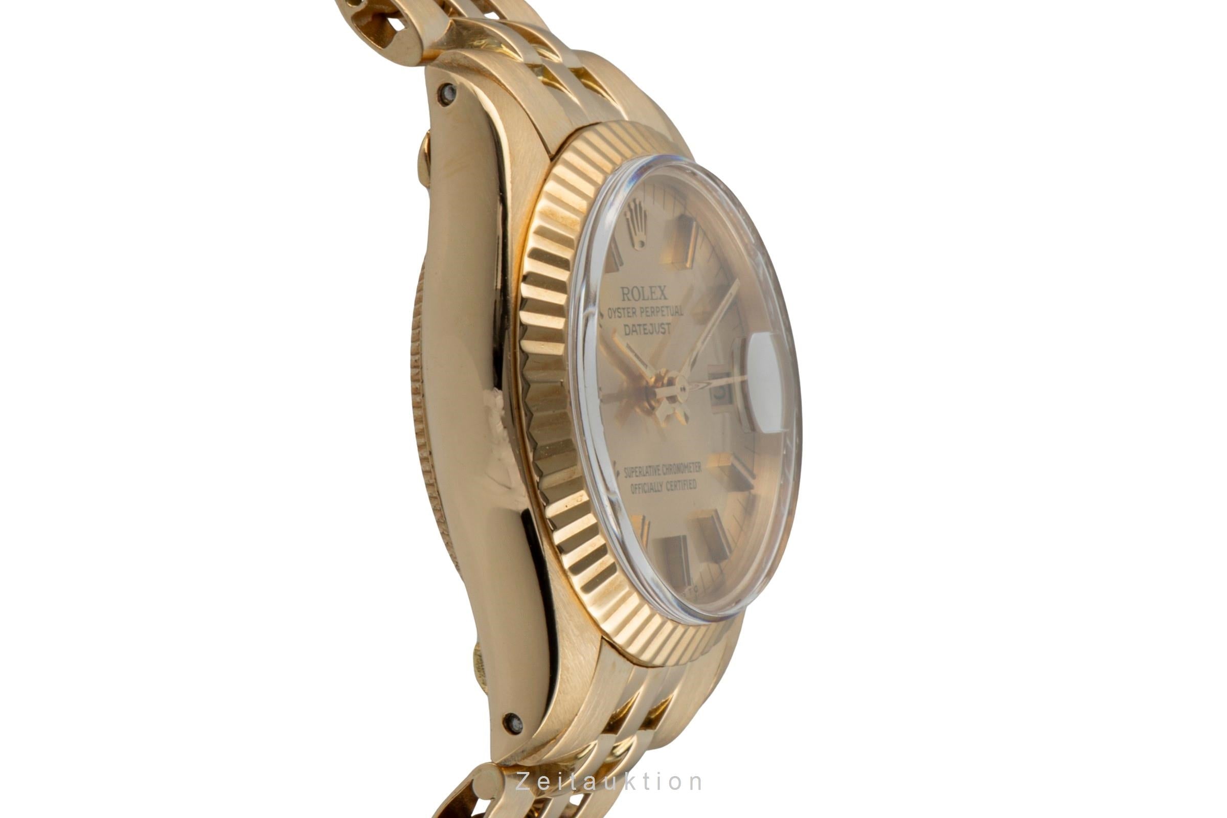 Rolex Lady Datejust oro de 18 quilates automático reloj para damas  6917 Vintage  [2602445]