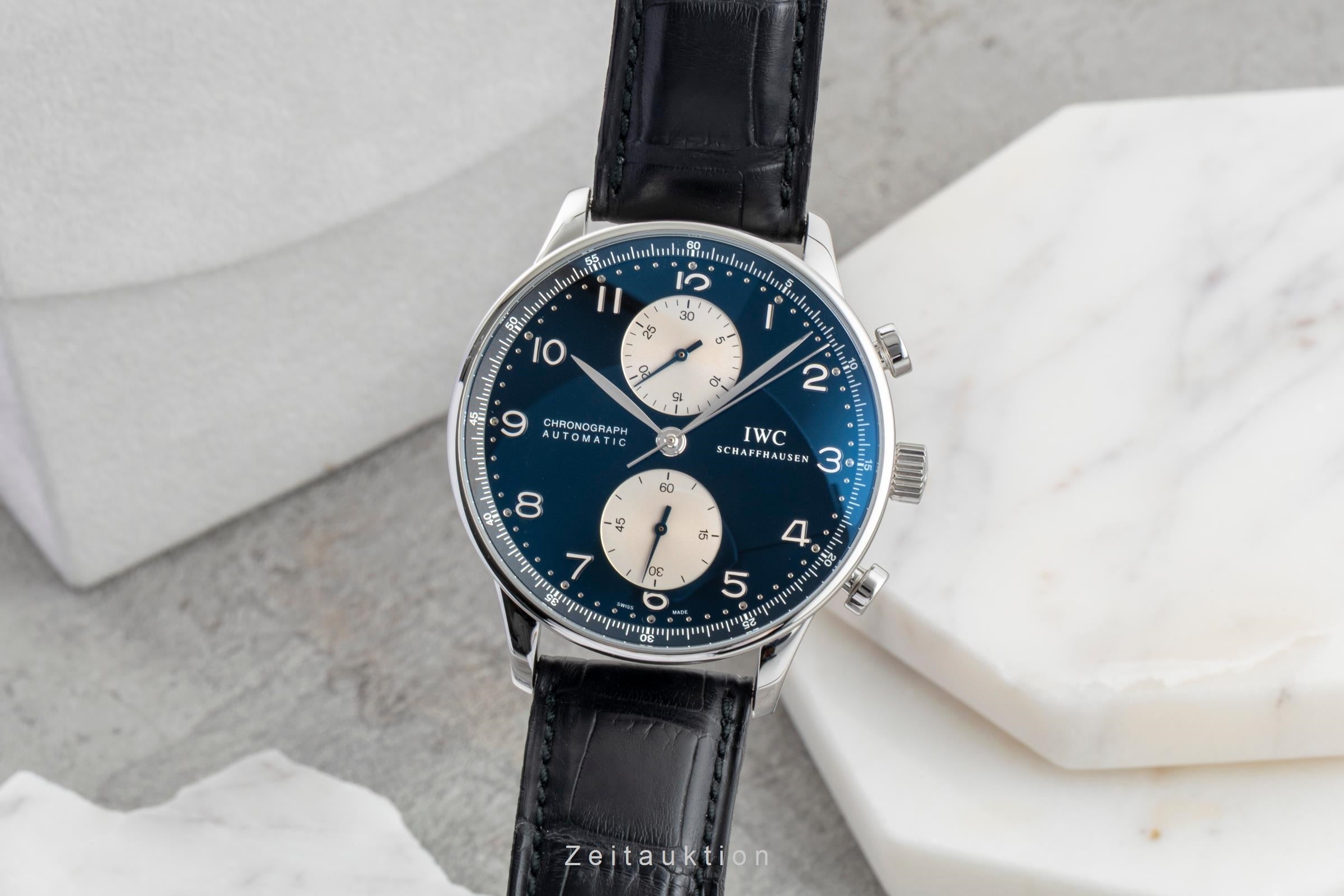 IWC Portugieser cronógrafo acero automático reloj para caballeros IW371404  [2602448]