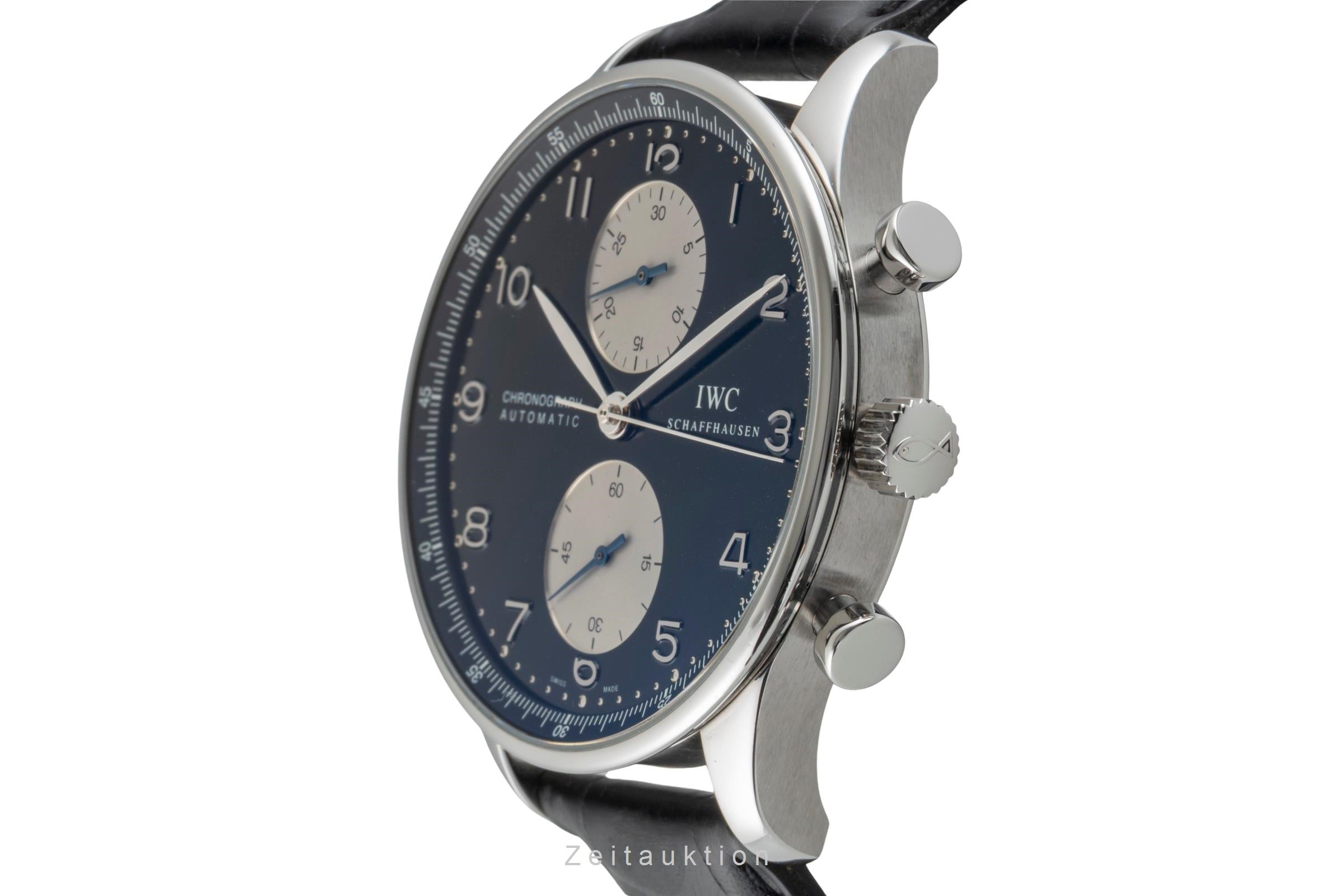 IWC Portugieser Chronograph Stahl Automatik Herrenuhr Ref. IW371404 VP: 9100,- € [2602448]