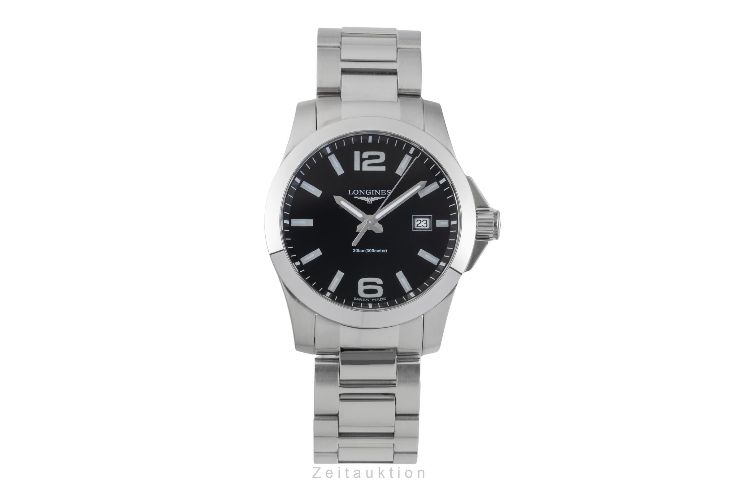 Longines Conquest acier quartz montre pour hommes L3.759.4.58.6  [2602449]