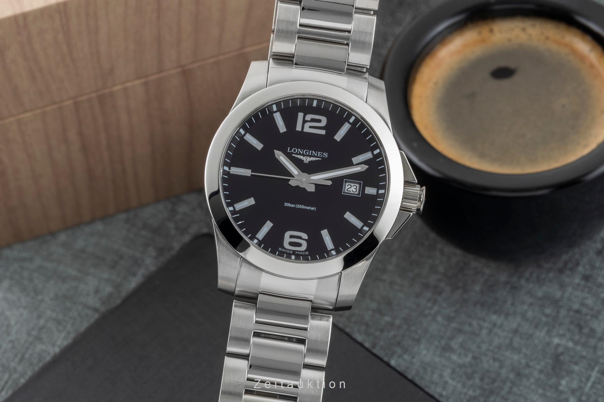Longines Conquest acier quartz montre pour hommes L3.759.4.58.6  [2602449]