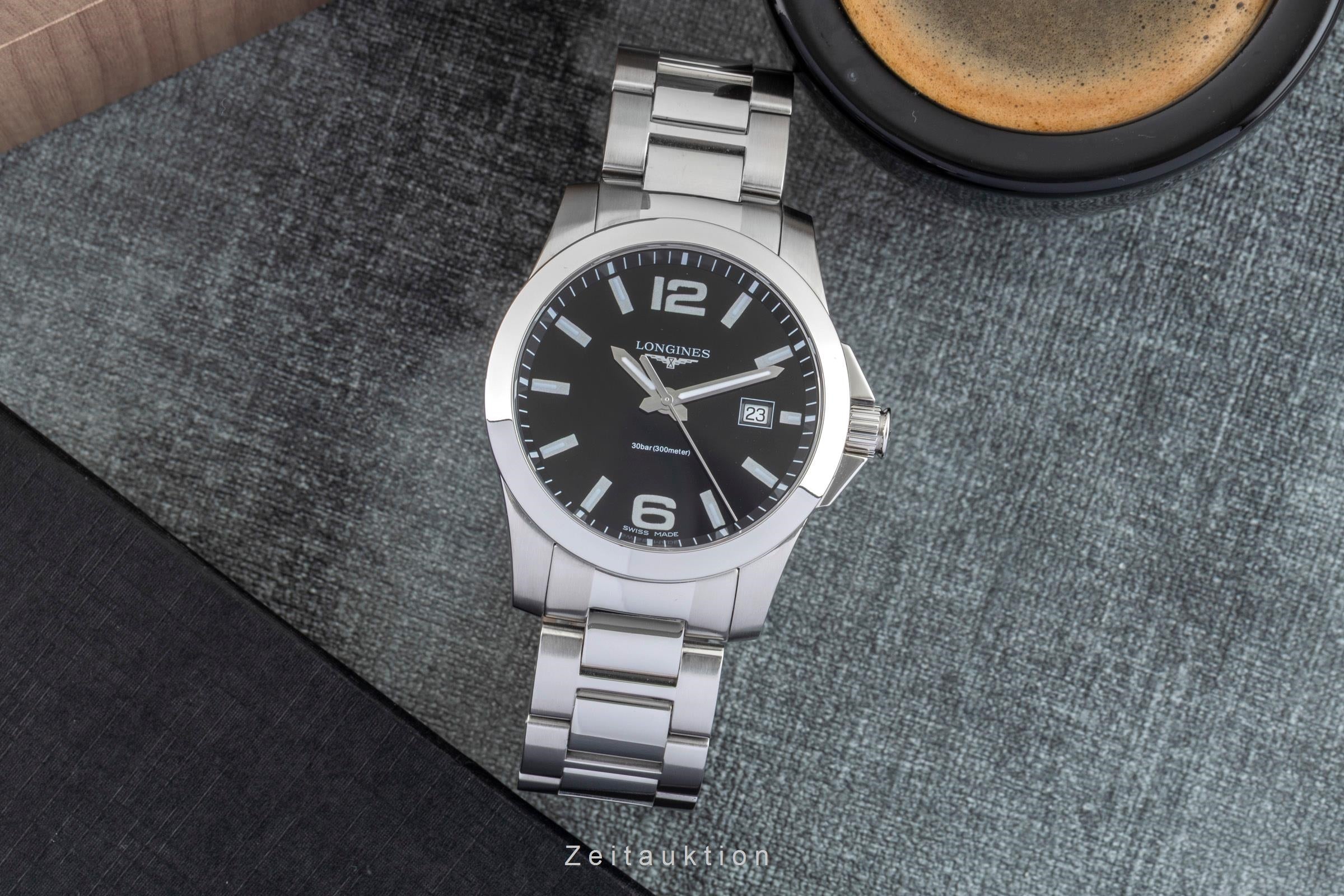 Longines Conquest acier quartz montre pour hommes L3.759.4.58.6  [2602449]