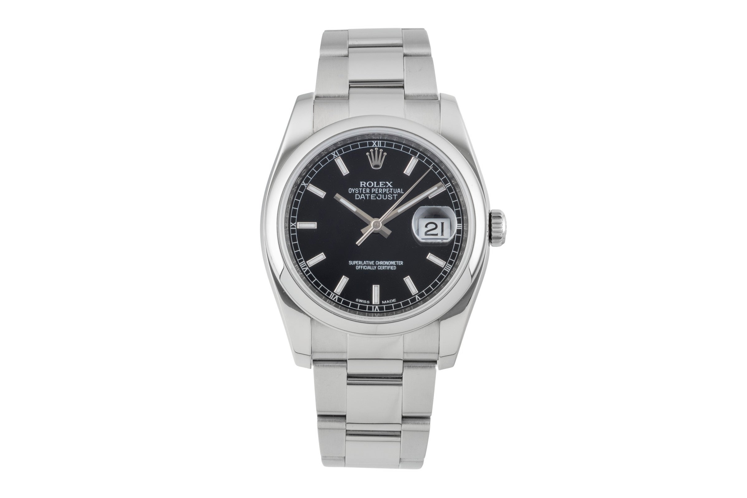 Rolex Datejust acciaio automatismo orologio da uomo 116200  [2602453]