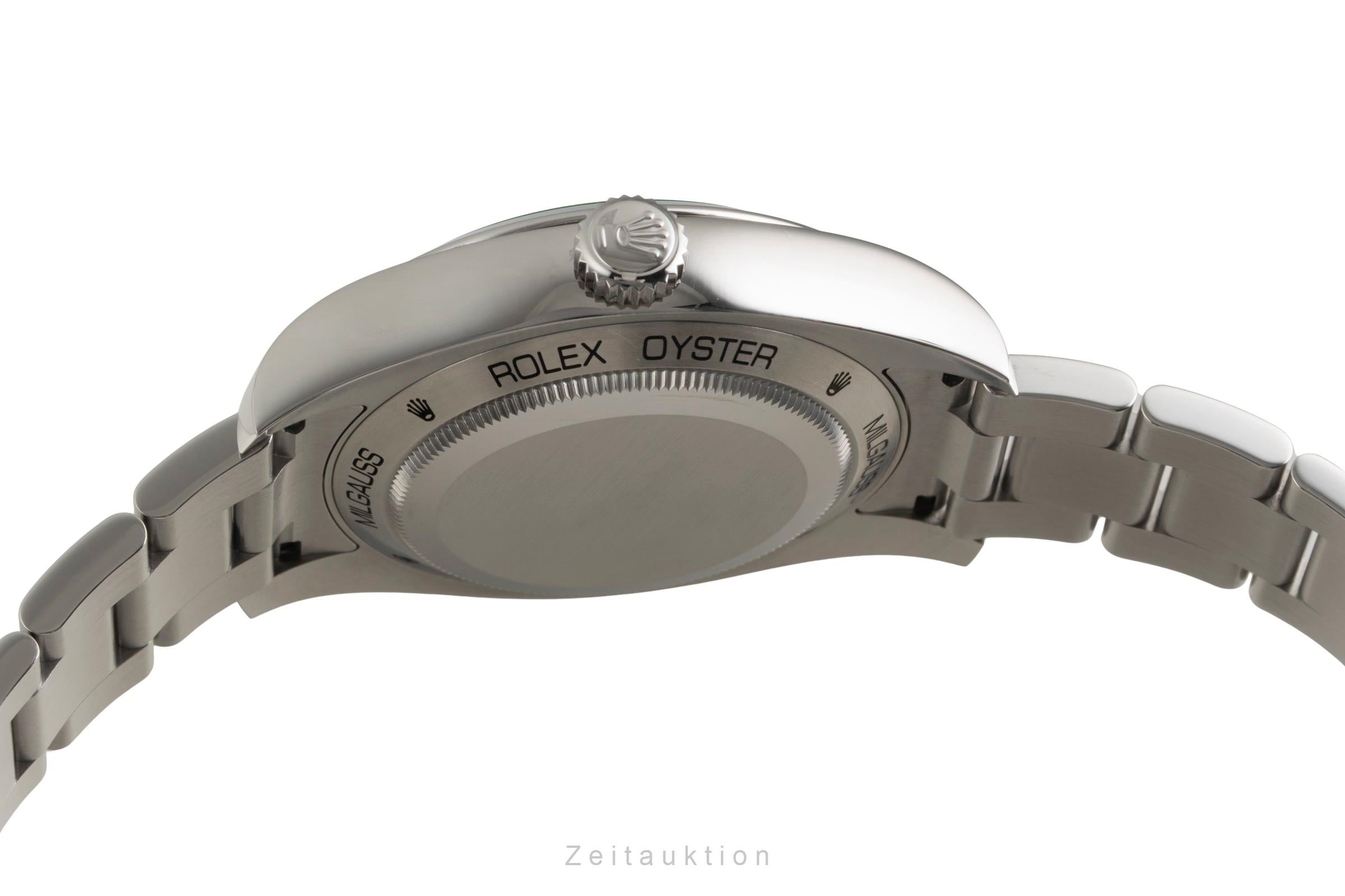 Rolex Milgauss Edelstahl Automatik Herrenuhr Ref. 116400GV Box & Papiere 2016 [2602454]