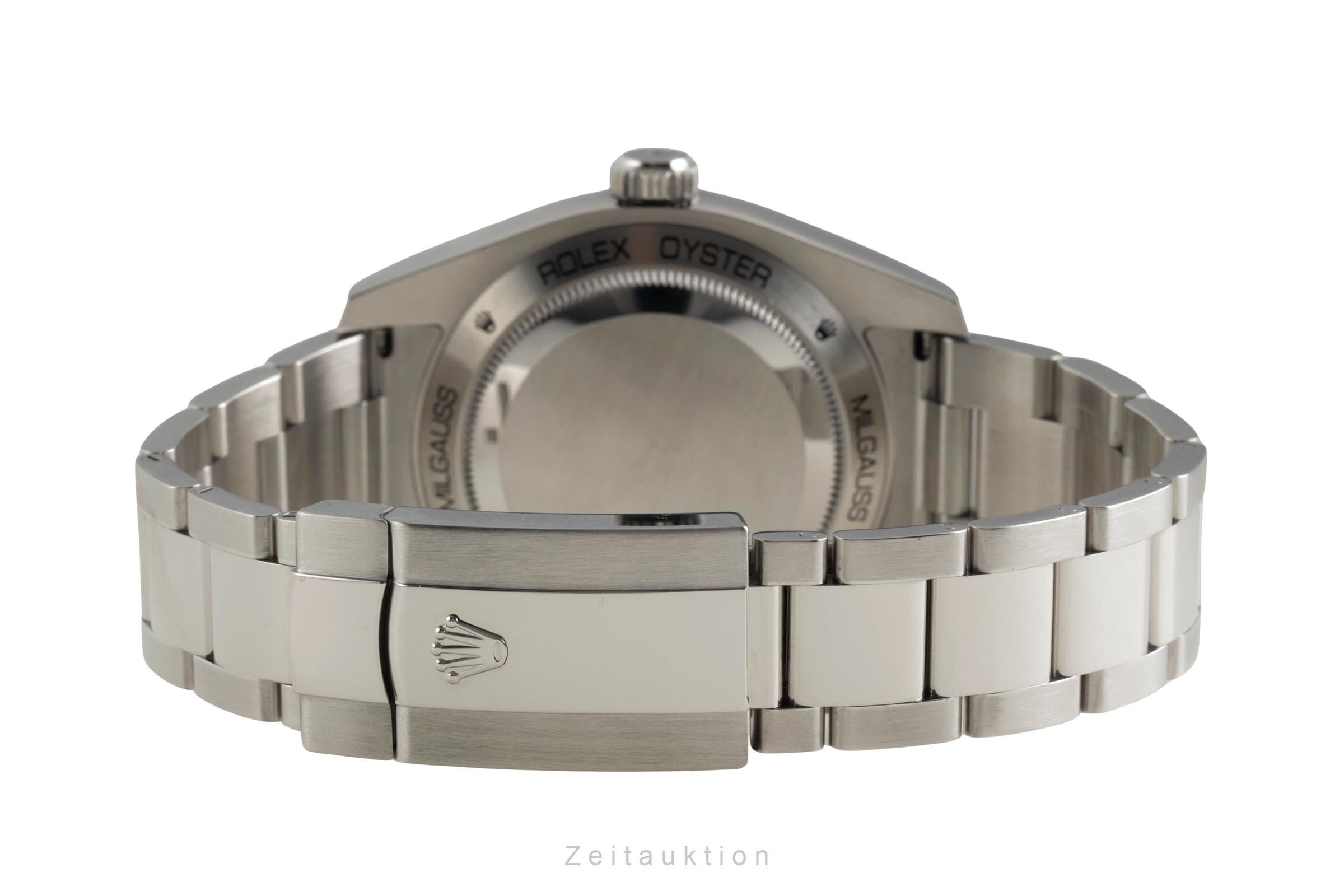 Rolex Milgauss Edelstahl Automatik Herrenuhr Ref. 116400GV Box & Papiere 2016 [2602454]