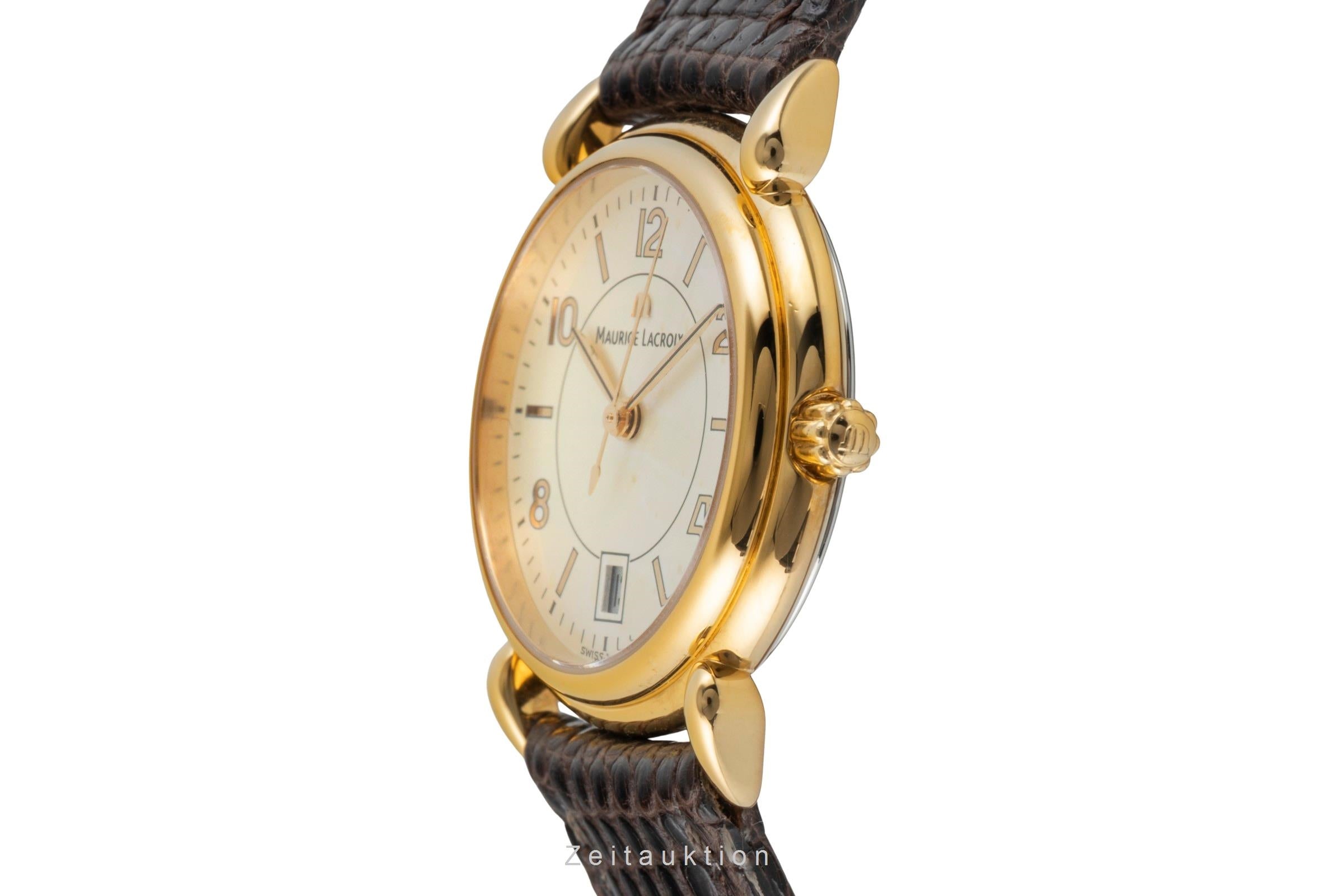 Maurice Lacroix laiton doré quartz montre pour femmes 89809  [2602456]