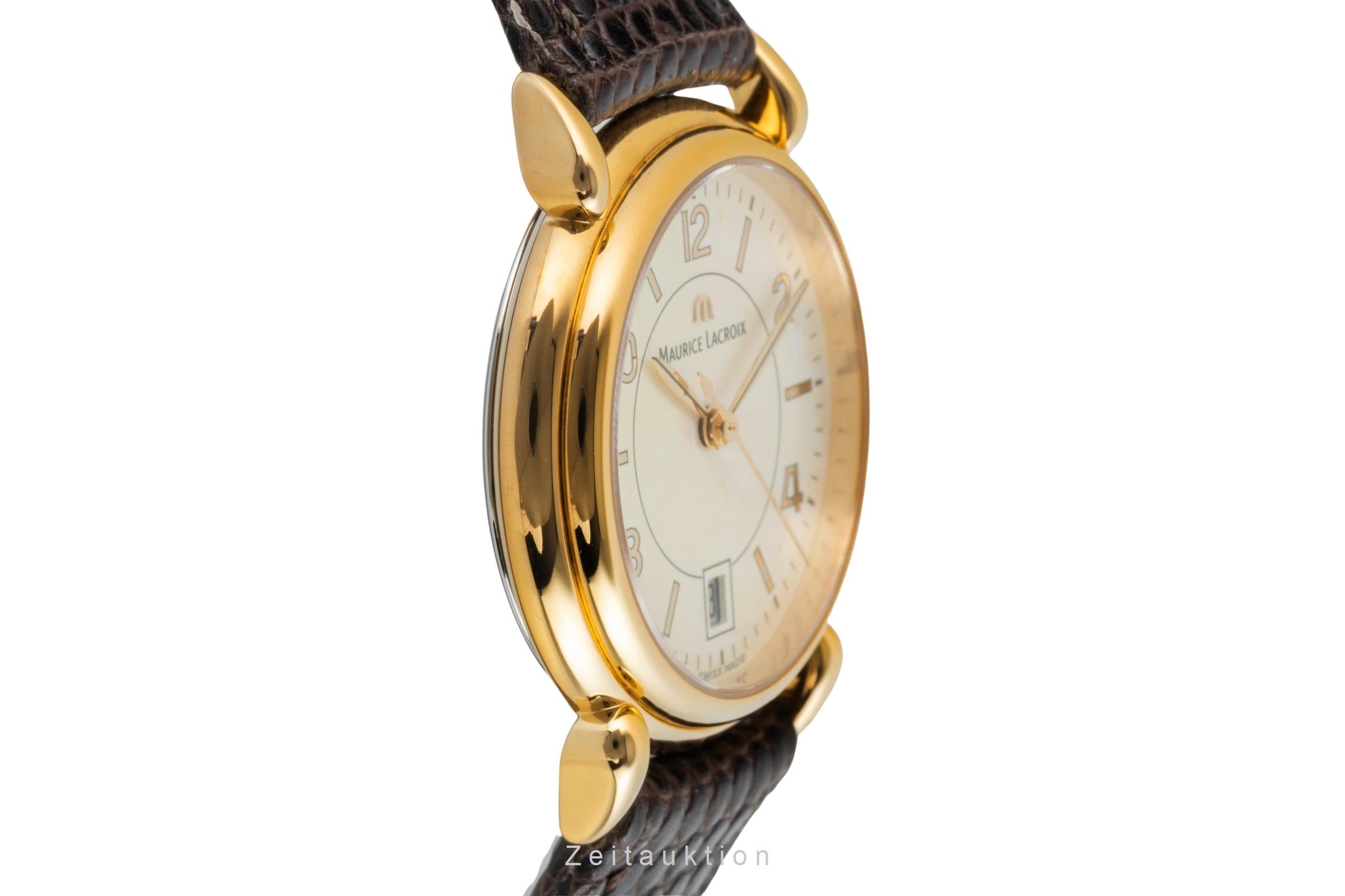 Maurice Lacroix laiton doré quartz montre pour femmes 89809  [2602456]
