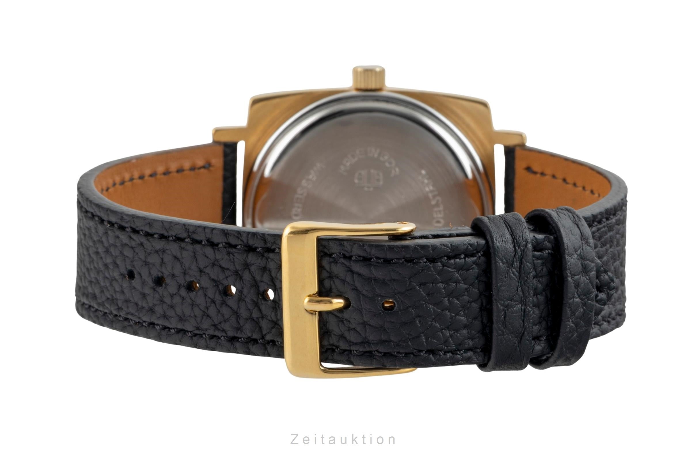 Glashütte Spezimatic latón bañado en oro automático reloj para caballeros Vintage  [2602457]