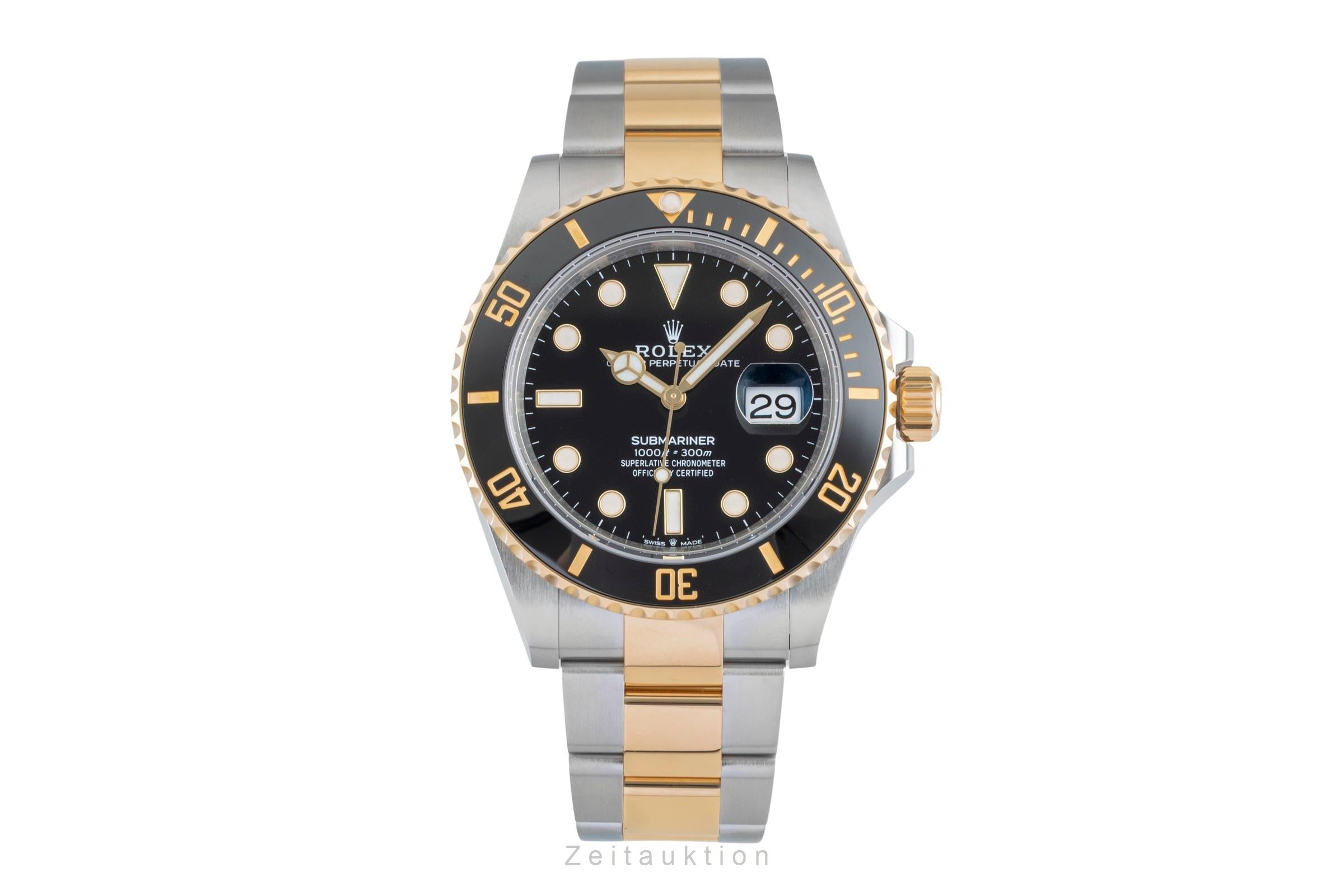 Rolex Submariner steel / gold automatic men's watch 126613LN  [2602464]