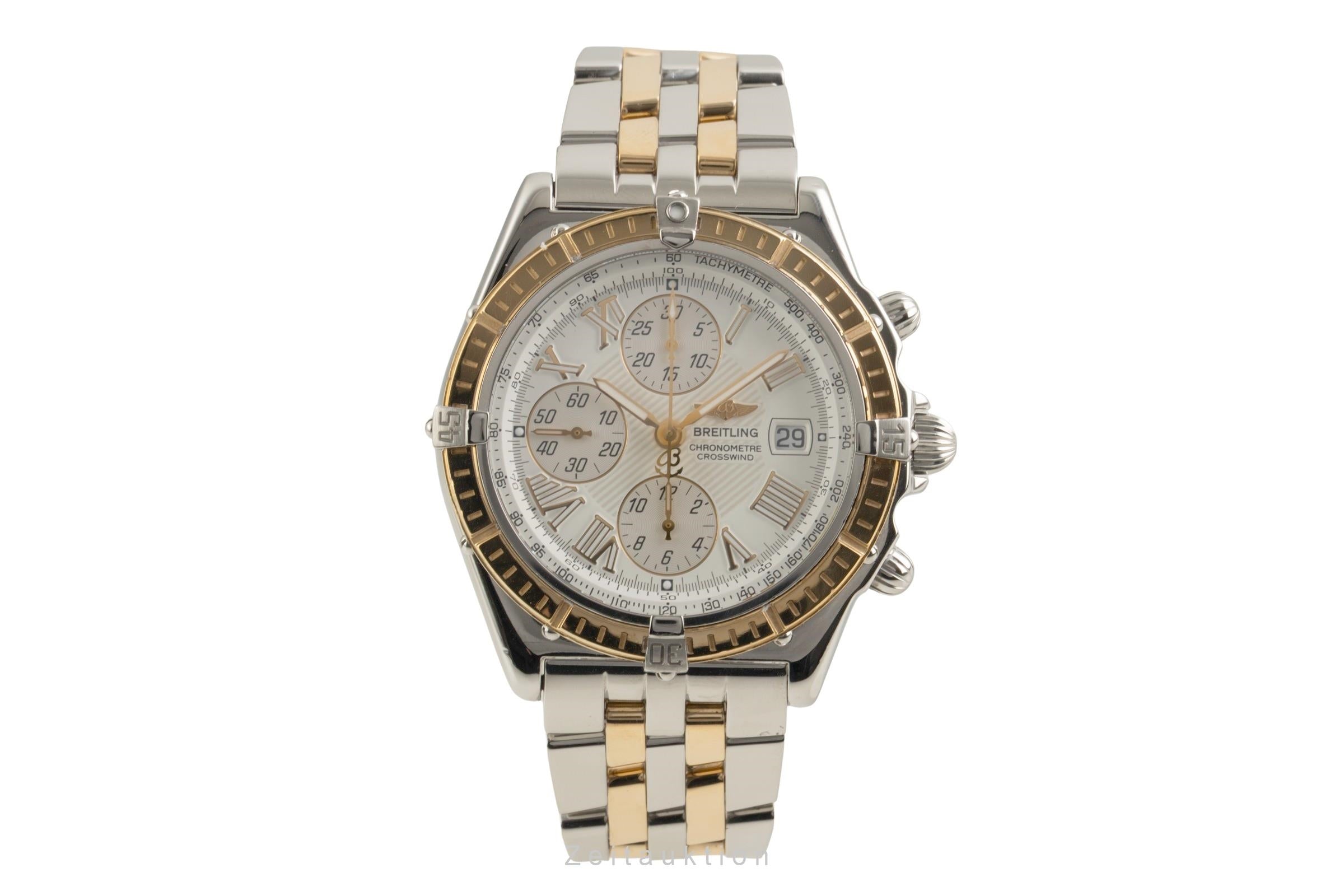 Breitling Crosswind Chronograph Stahl / Gold Automatik Herrenuhr Ref. D13355 [2602466]