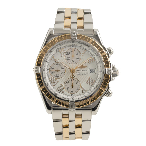 Breitling Crosswind Chronograph Stahl / Gold Automatik Herrenuhr Ref. D13355 [2602466]