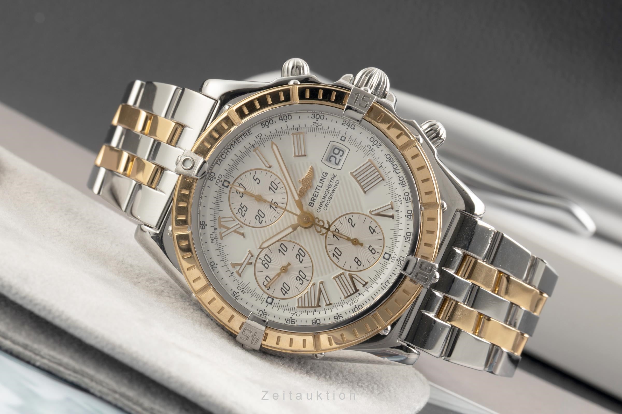 Breitling Crosswind Chronograph Stahl / Gold Automatik Herrenuhr Ref. D13355 [2602466]