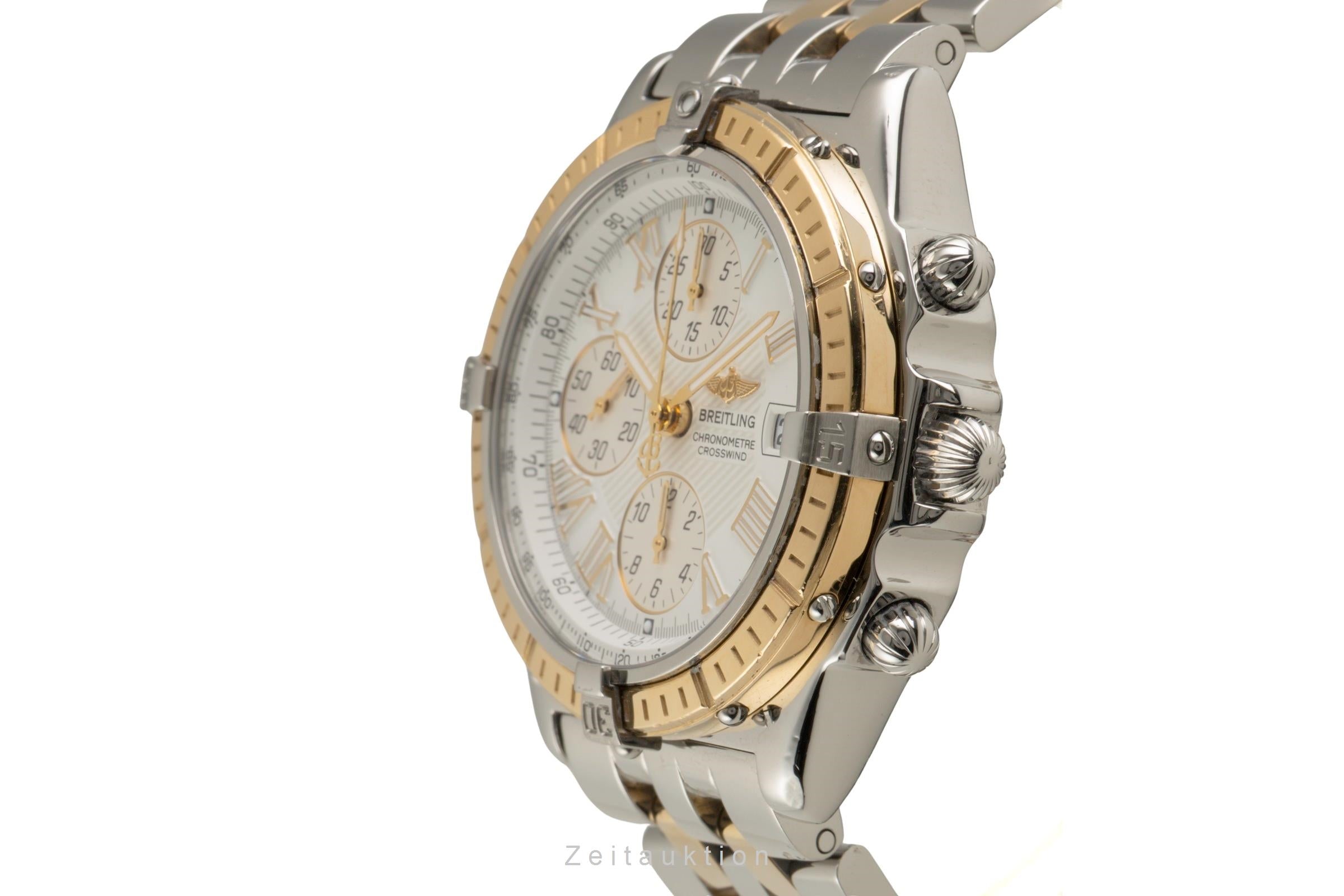 Breitling Crosswind Chronograph Stahl / Gold Automatik Herrenuhr Ref. D13355 [2602466]