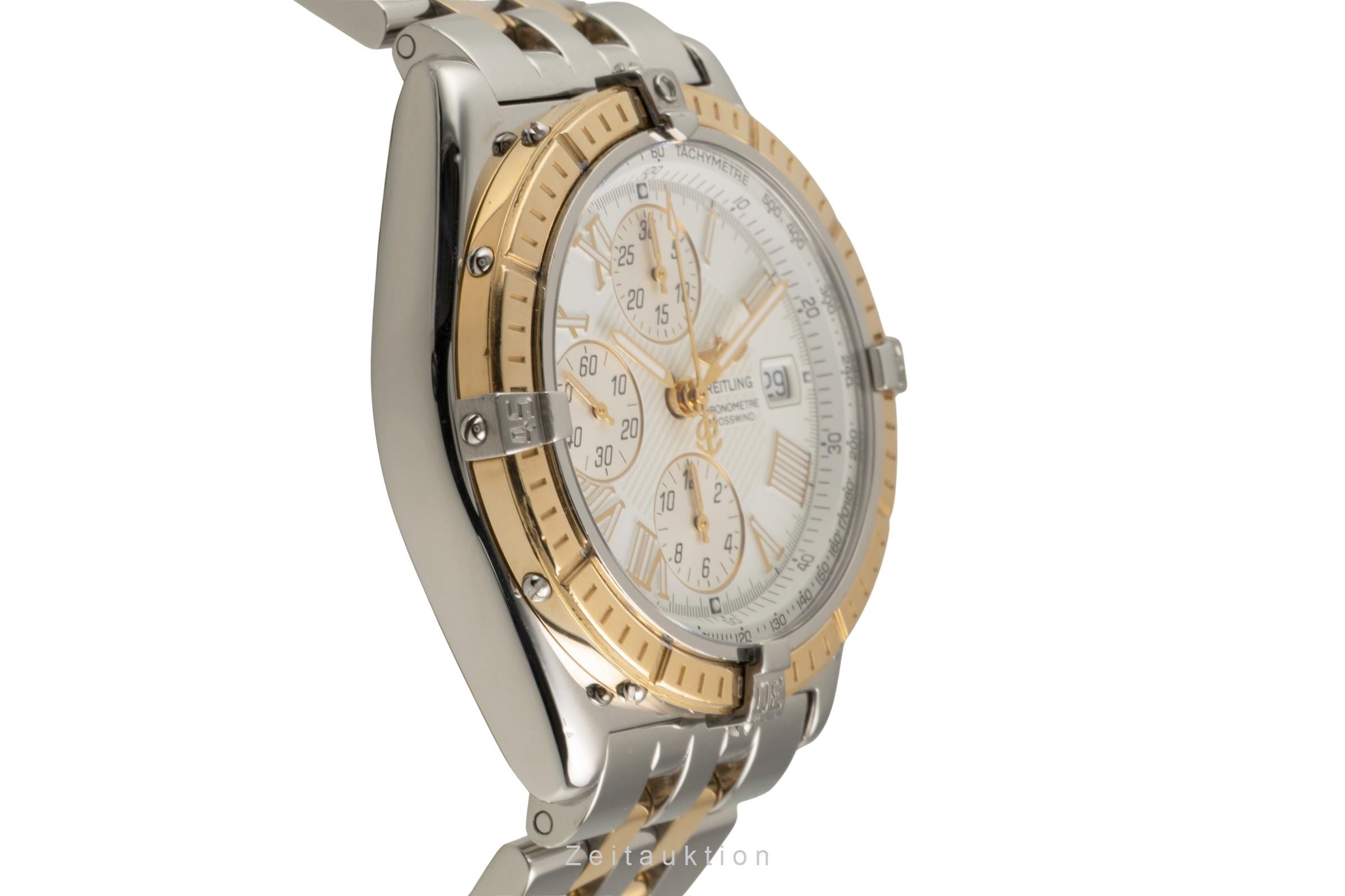 Breitling Crosswind Chronograph Stahl / Gold Automatik Herrenuhr Ref. D13355 [2602466]