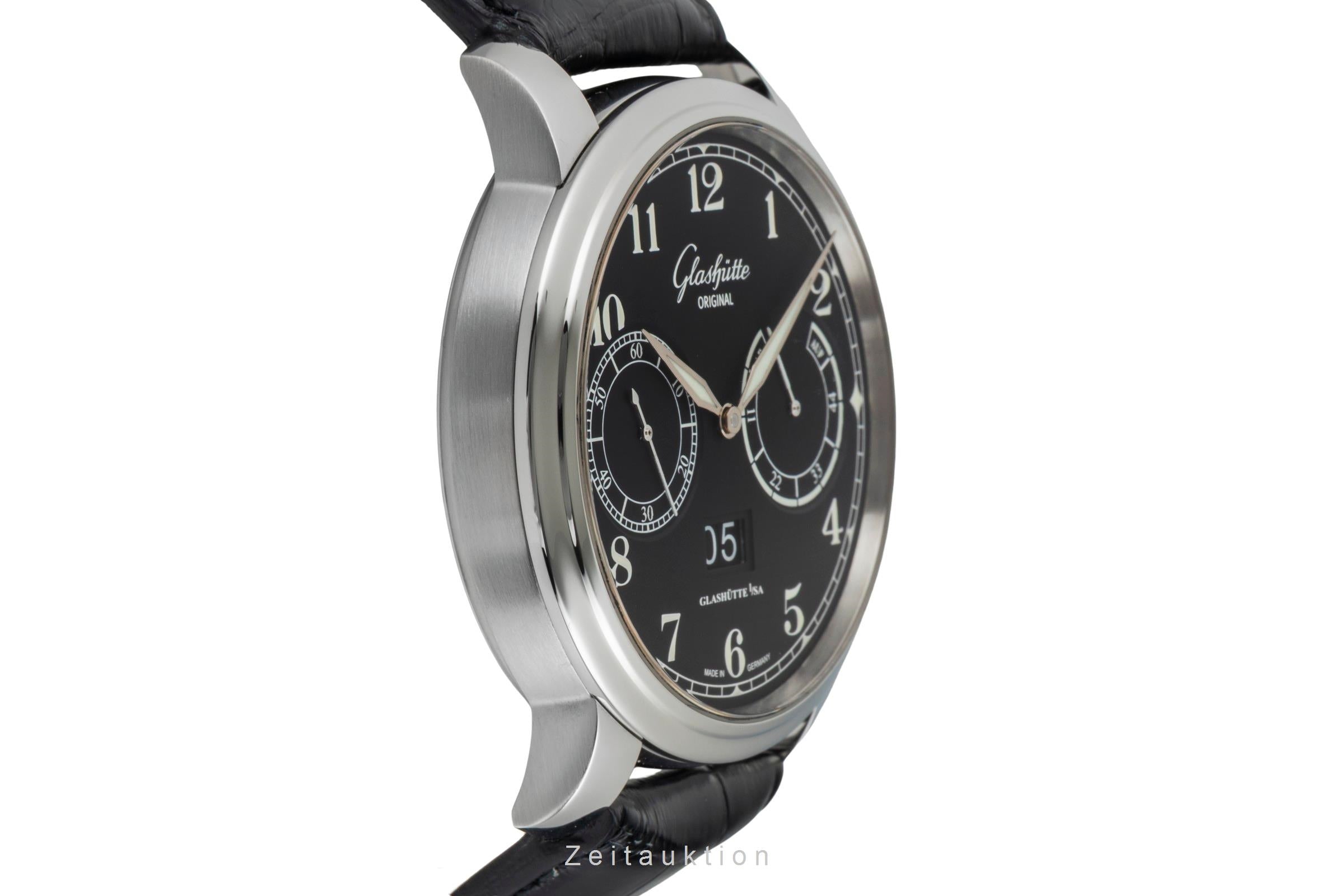 Glashütte Senator acciaio automatismo orologio da uomo 100-14-07-02-30 LP: 11100EUR  [2602467]