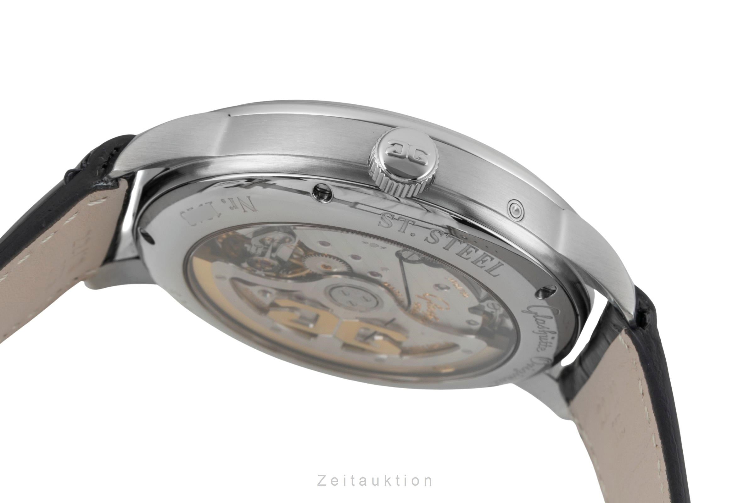 Glashütte Senator acciaio automatismo orologio da uomo 100-14-07-02-30 LP: 11100EUR  [2602467]
