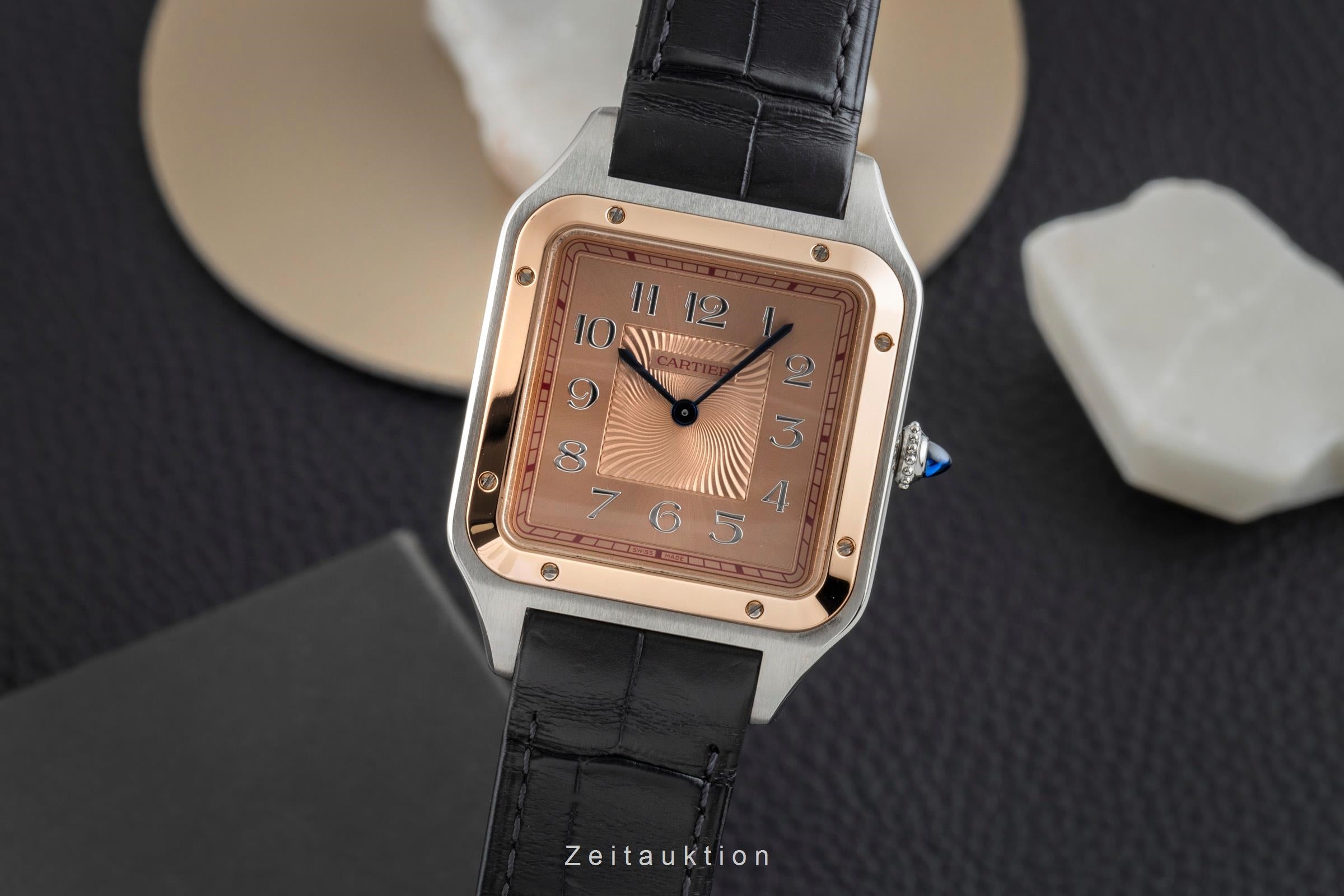 Cartier Santos Dumont acier / or  à remontage manuel montre pour hommes W2SA0025 Limited  [2602469]