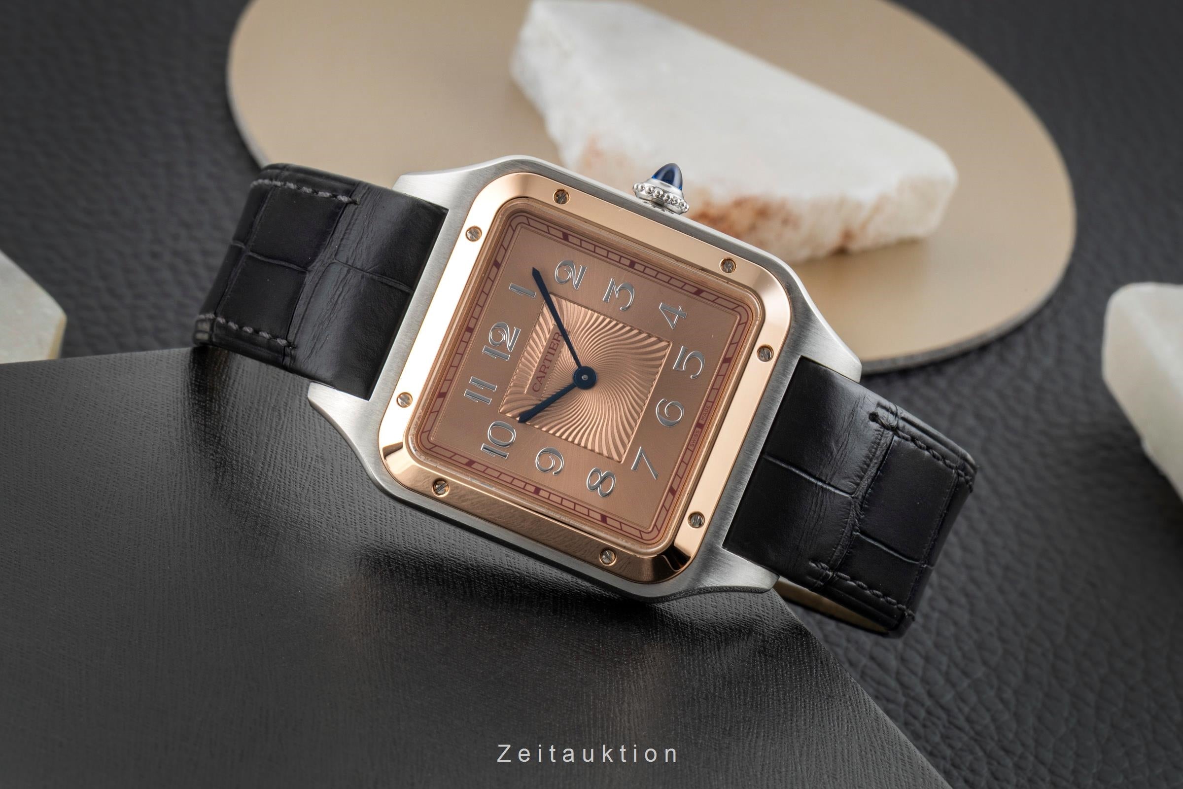 Cartier Santos Dumont acier / or  à remontage manuel montre pour hommes W2SA0025 Limited  [2602469]