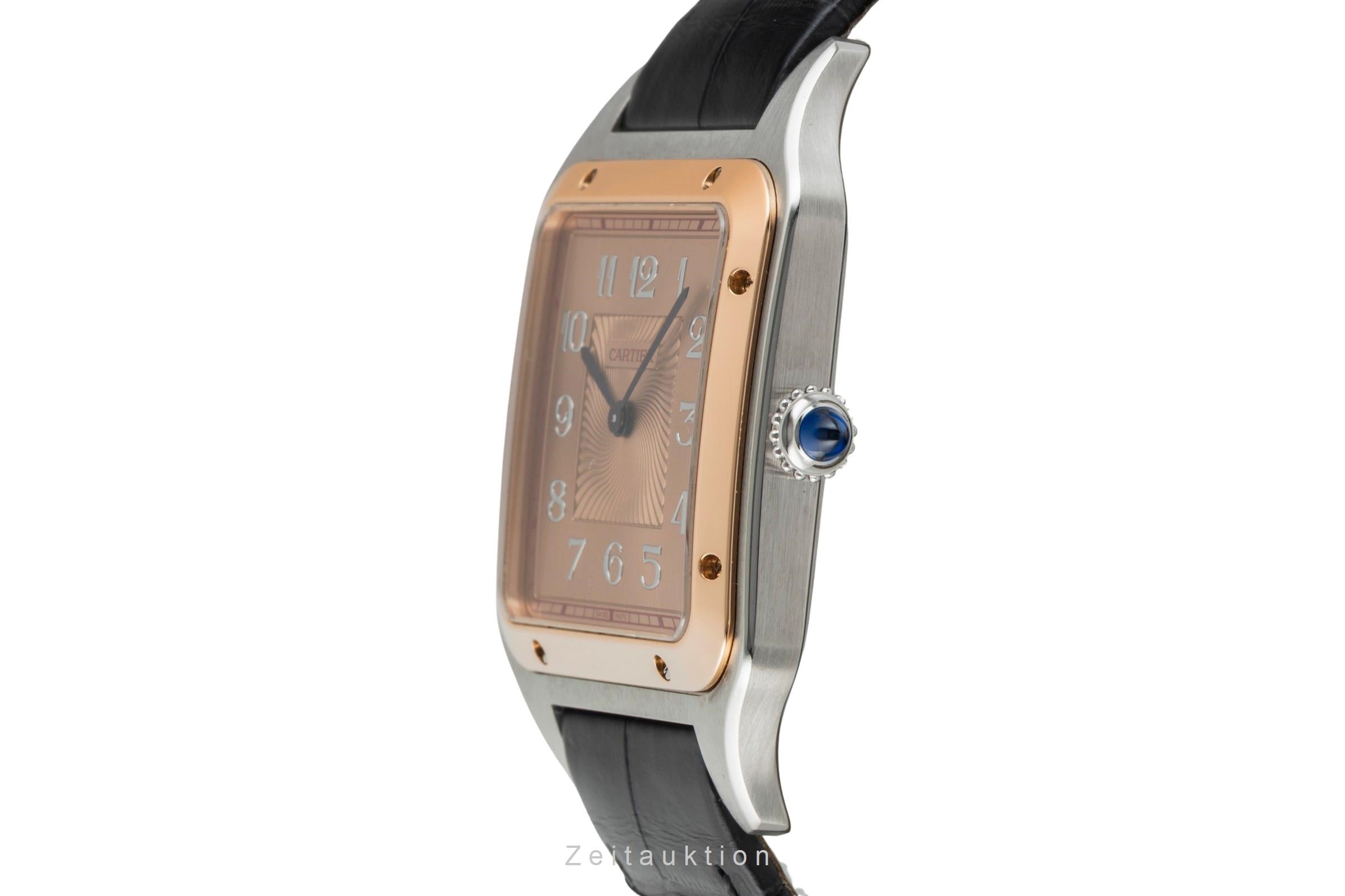 Cartier Santos Dumont acier / or  à remontage manuel montre pour hommes W2SA0025 Limited  [2602469]