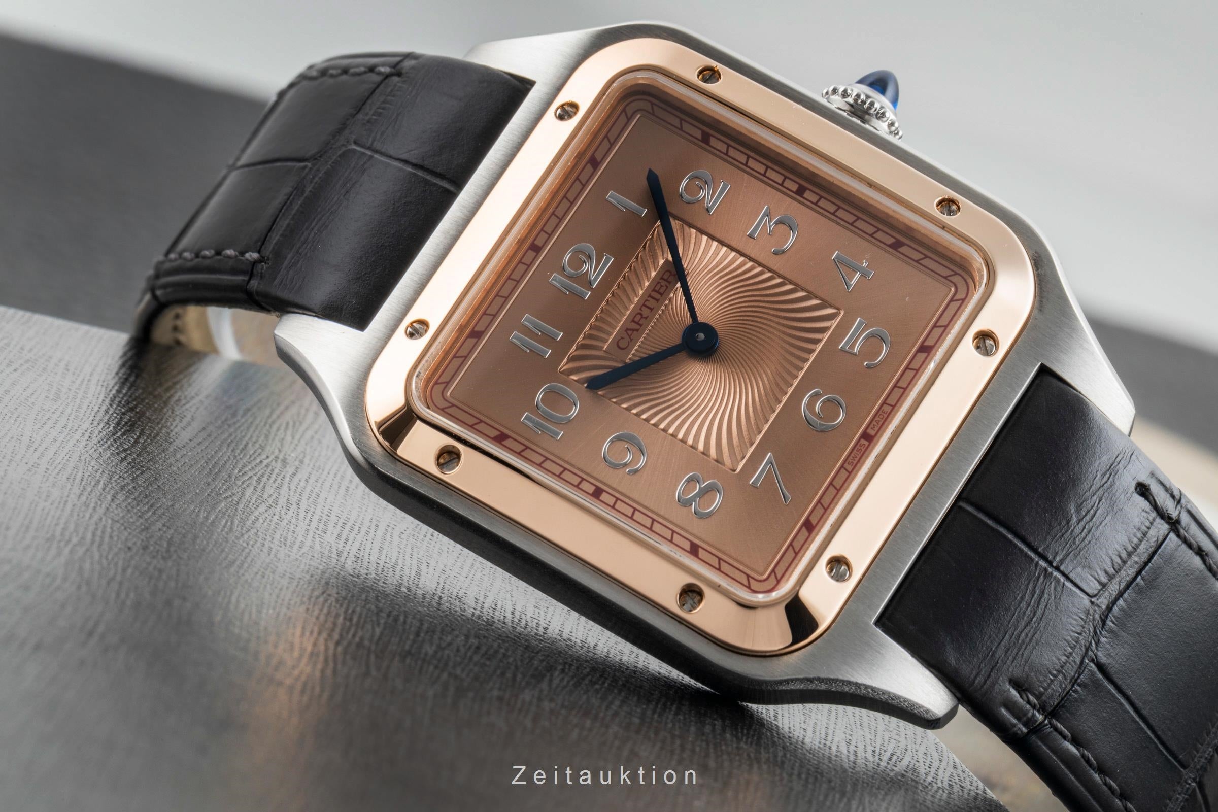 Cartier Santos Dumont acier / or  à remontage manuel montre pour hommes W2SA0025 Limited  [2602469]