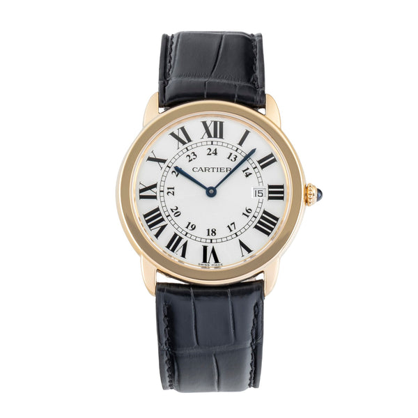 Cartier Ronde Solo acier / or  quartz unisexe W6700455  [2602471]