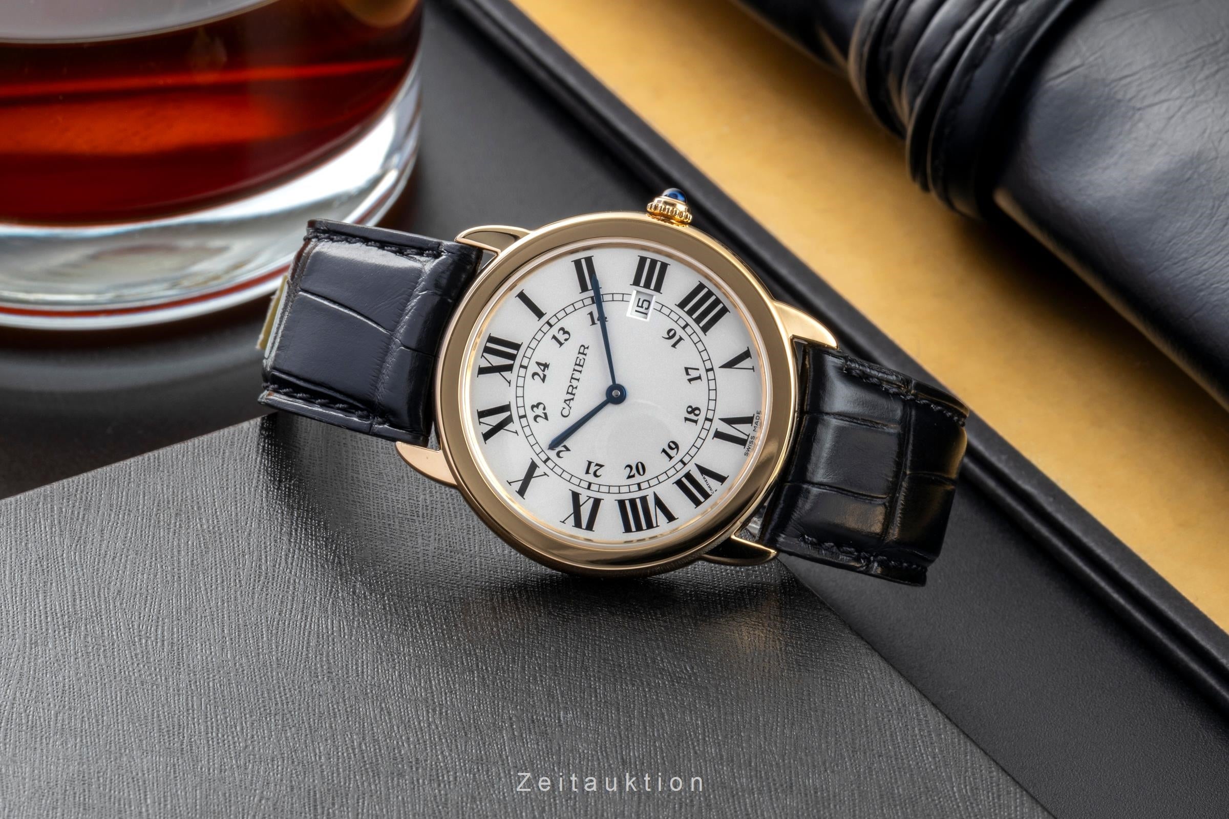 Cartier Ronde Solo acier / or  quartz unisexe W6700455  [2602471]