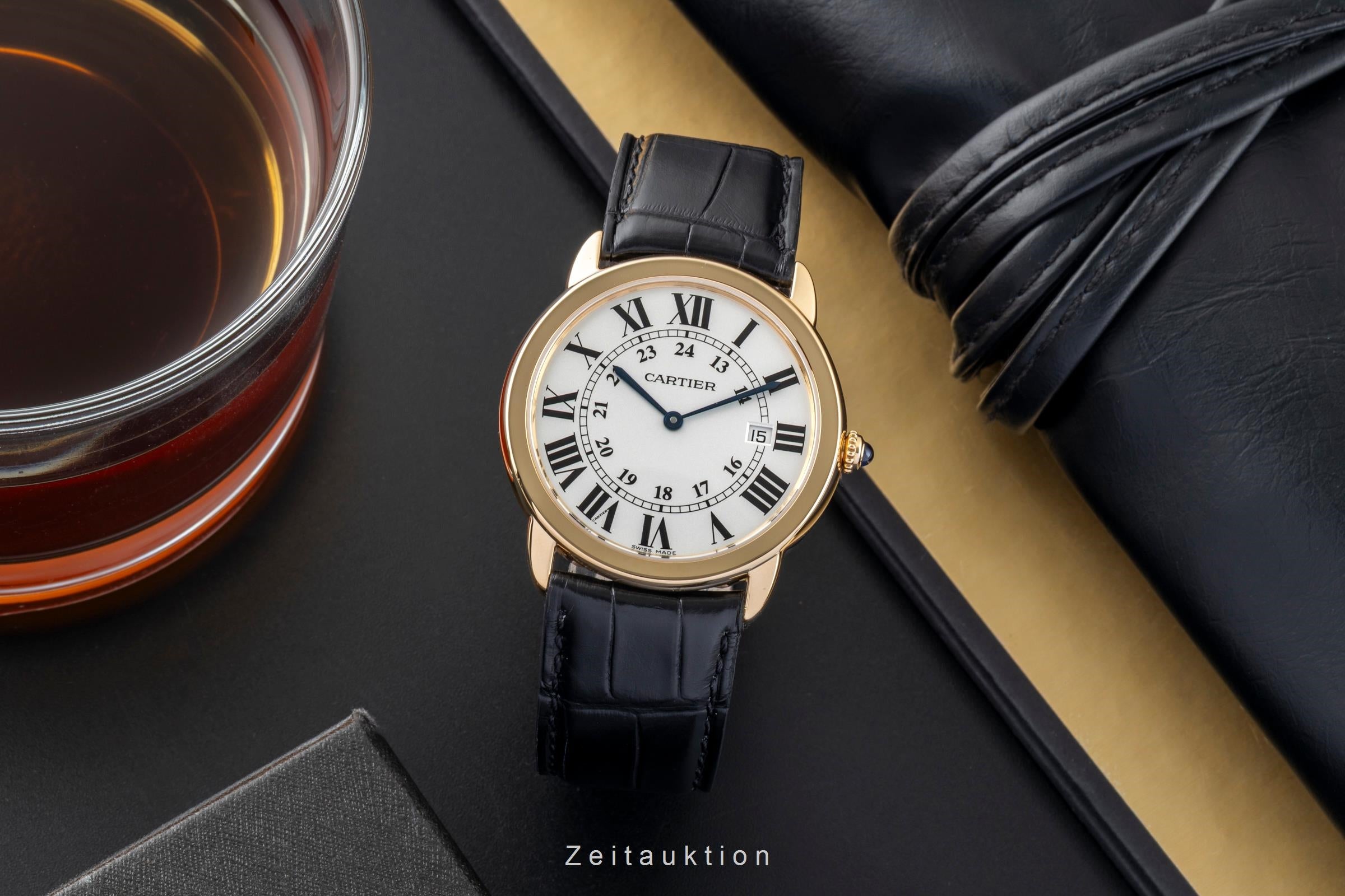 Cartier Ronde Solo acier / or  quartz unisexe W6700455  [2602471]
