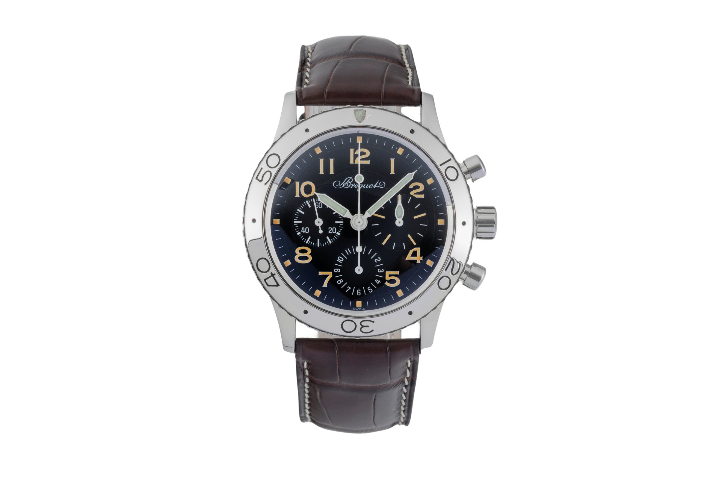 Breguet Type XX chronograph steel automatic men's watch 3800ST/92  [2602473]