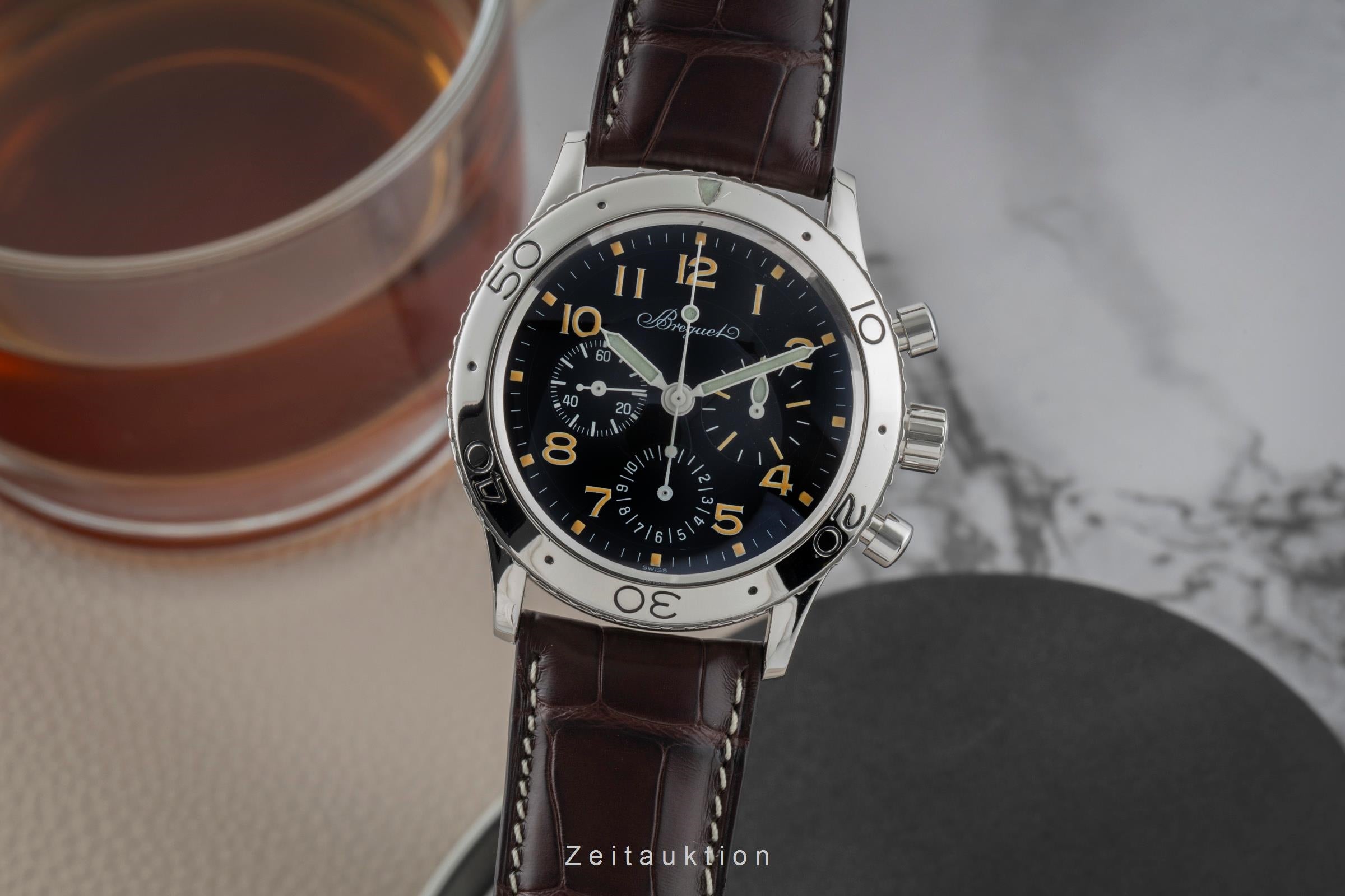 Breguet Type XX chronograph steel automatic men's watch 3800ST/92  [2602473]