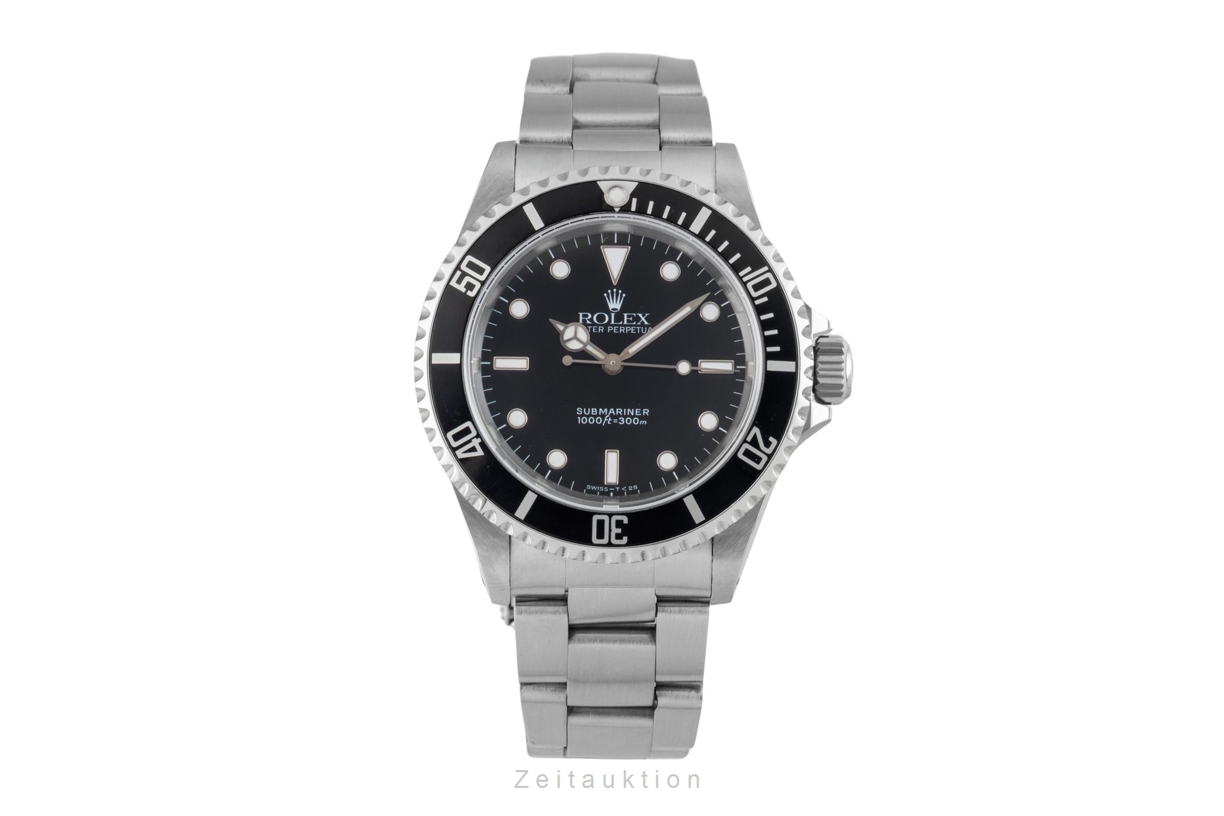 Rolex Submariner acero automático reloj para caballeros 14060  [2602474]