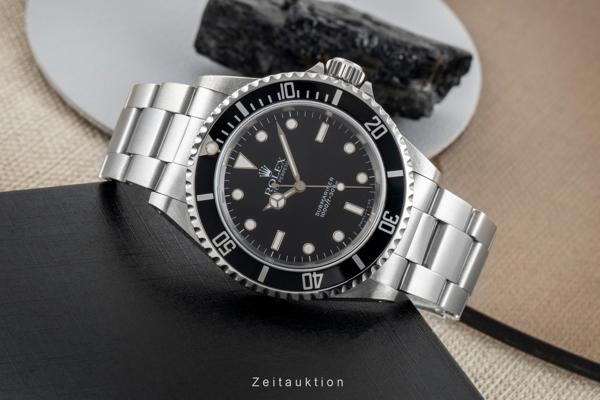 Rolex Submariner acero automático reloj para caballeros 14060  [2602474]