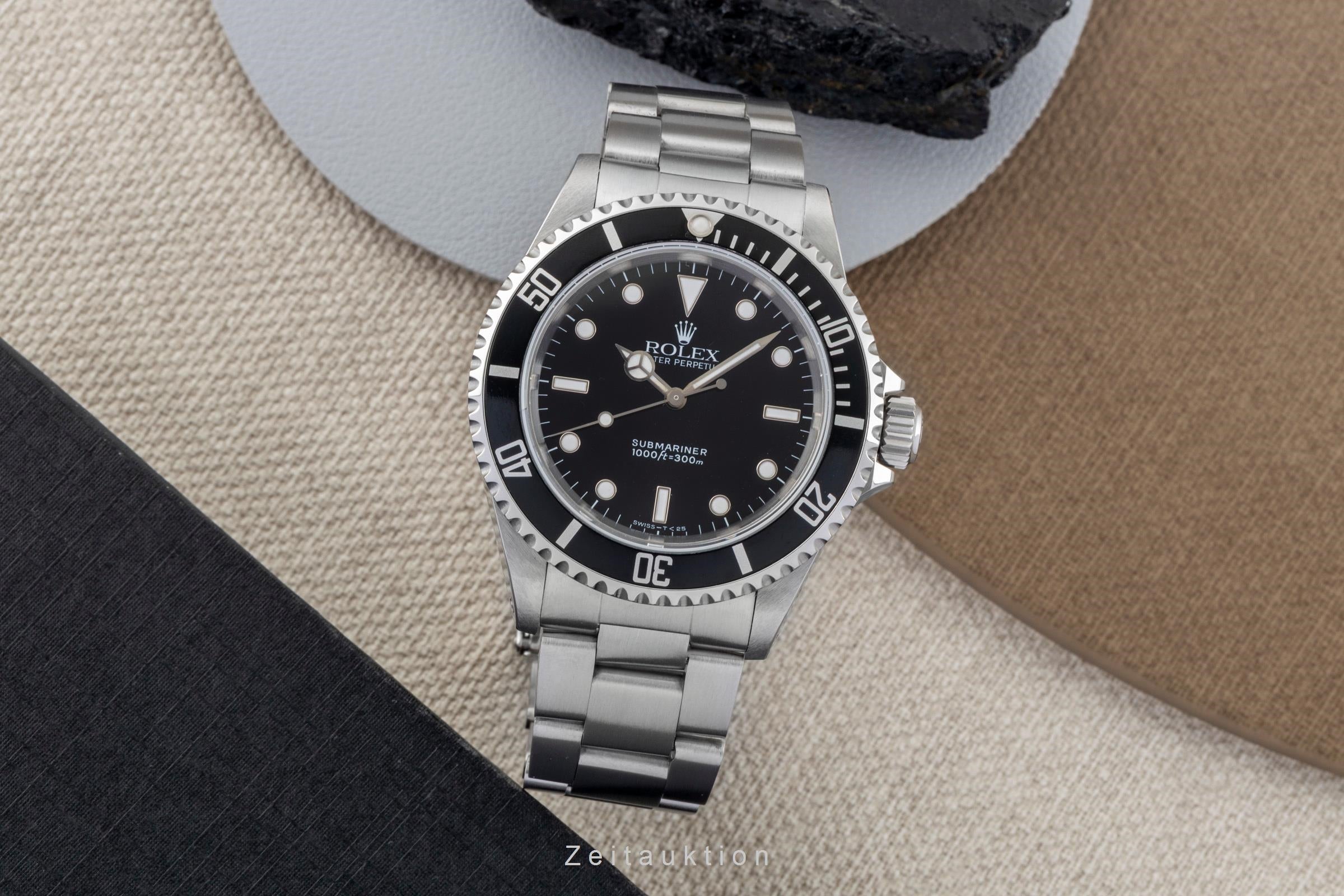 Rolex Submariner acero automático reloj para caballeros 14060  [2602474]