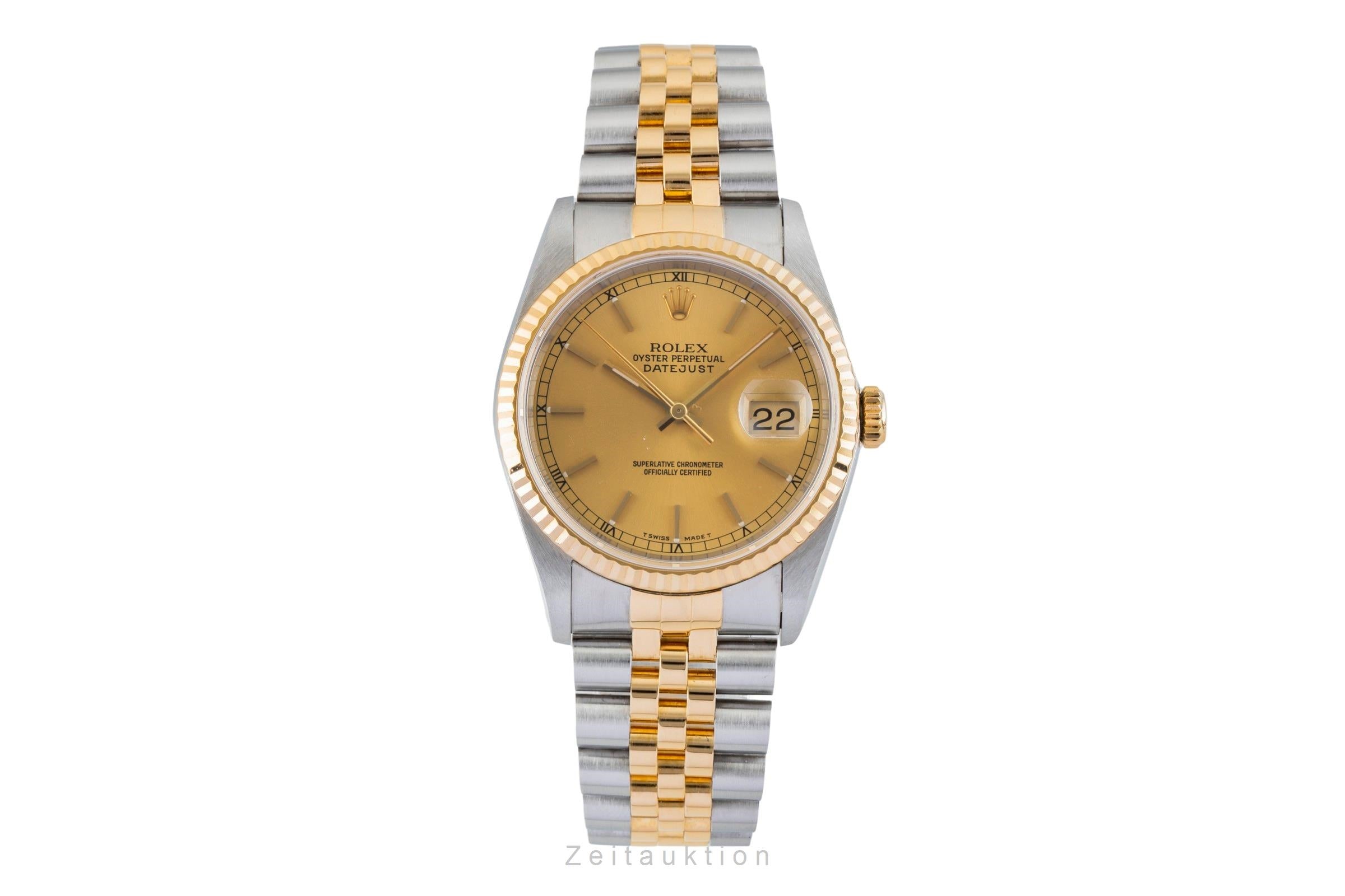 Rolex Datejust steel / gold automatic men's watch 16233  [2602477]