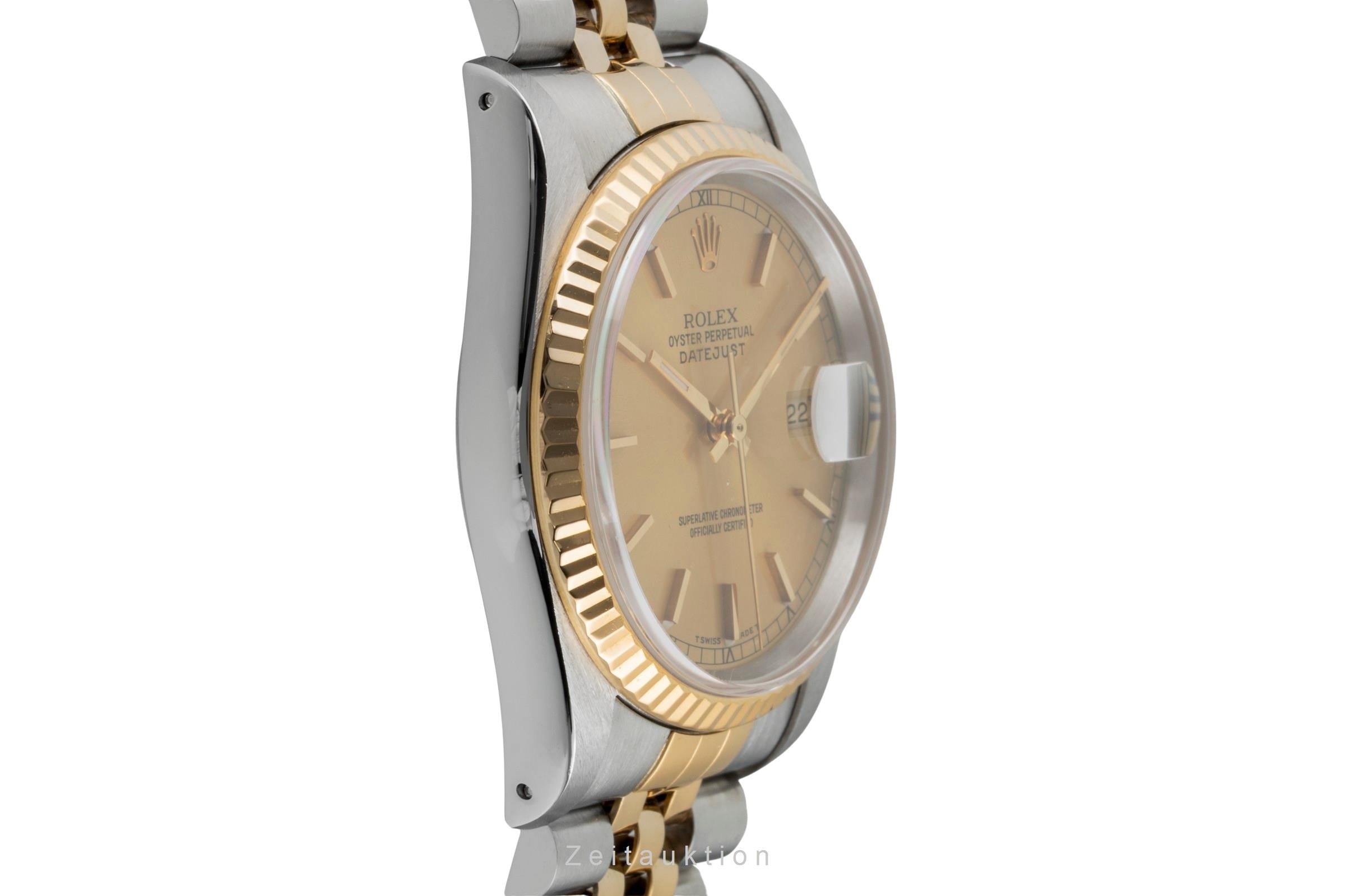 Rolex Datejust steel / gold automatic men's watch 16233  [2602477]