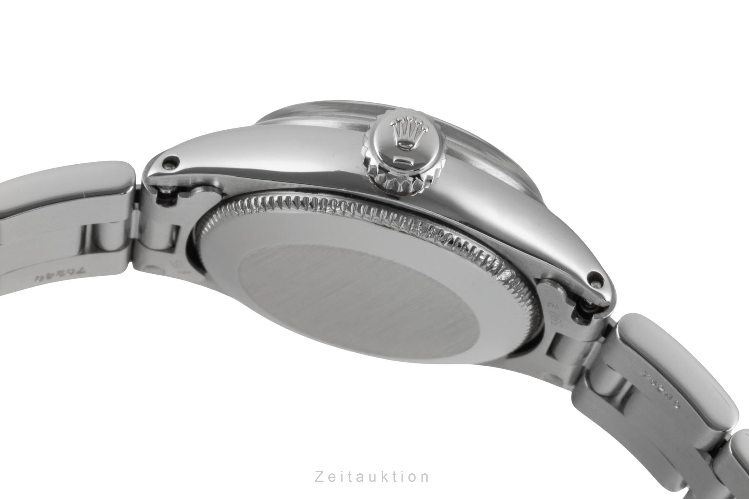 Rolex Oyster Perpetual Silver Dial Edelstahl Automatik Damenuhr Ref. 6623  [2602478]