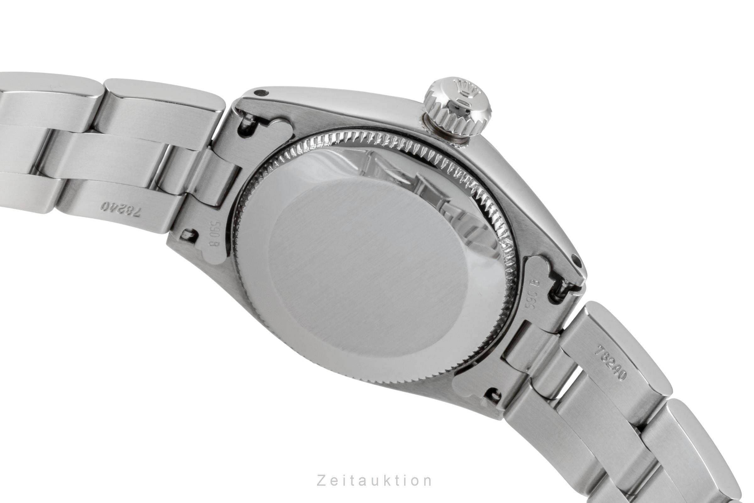 Rolex Oyster Perpetual Silver Dial Edelstahl Automatik Damenuhr Ref. 6623  [2602478]