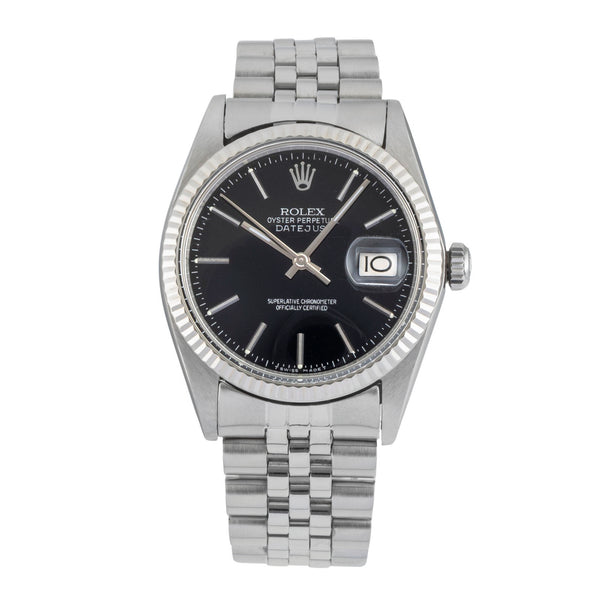 Rolex Datejust Stahl / Weissgold Automatik Herrenuhr Ref. 16014 Klassiker  [2602481]