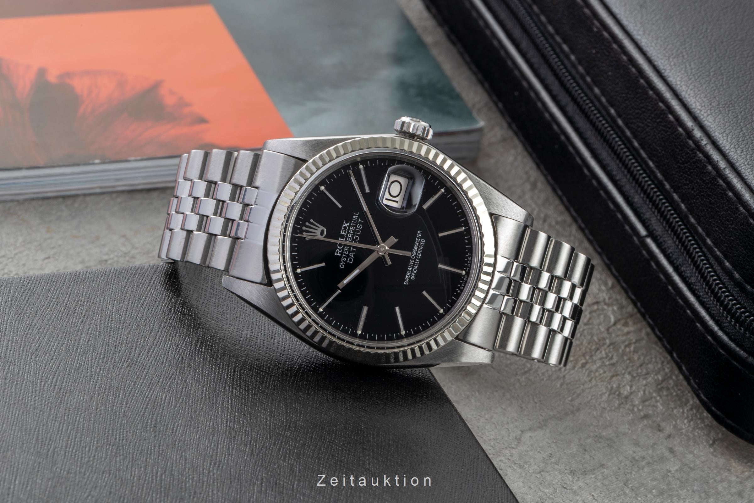 Rolex Datejust Stahl / Weissgold Automatik Herrenuhr Ref. 16014 Klassiker  [2602481]
