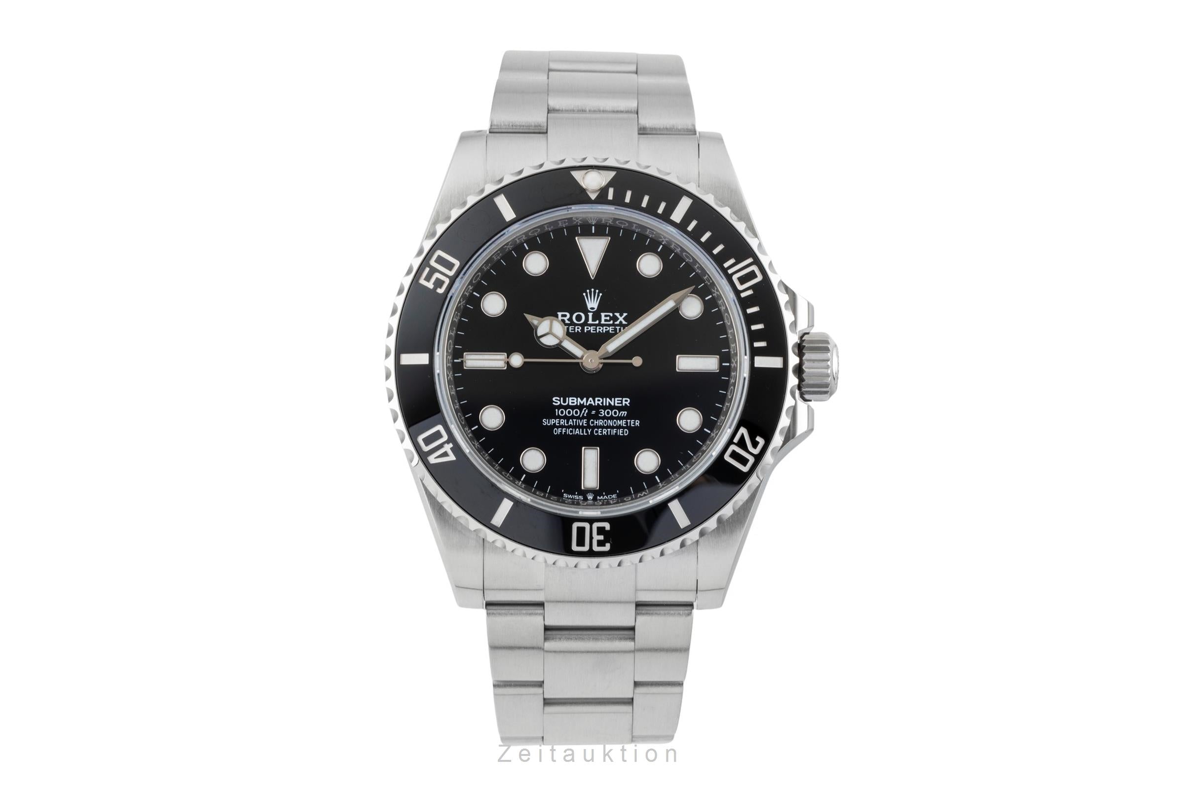 Rolex Submariner acero automático reloj para caballeros 124060  [2602485]
