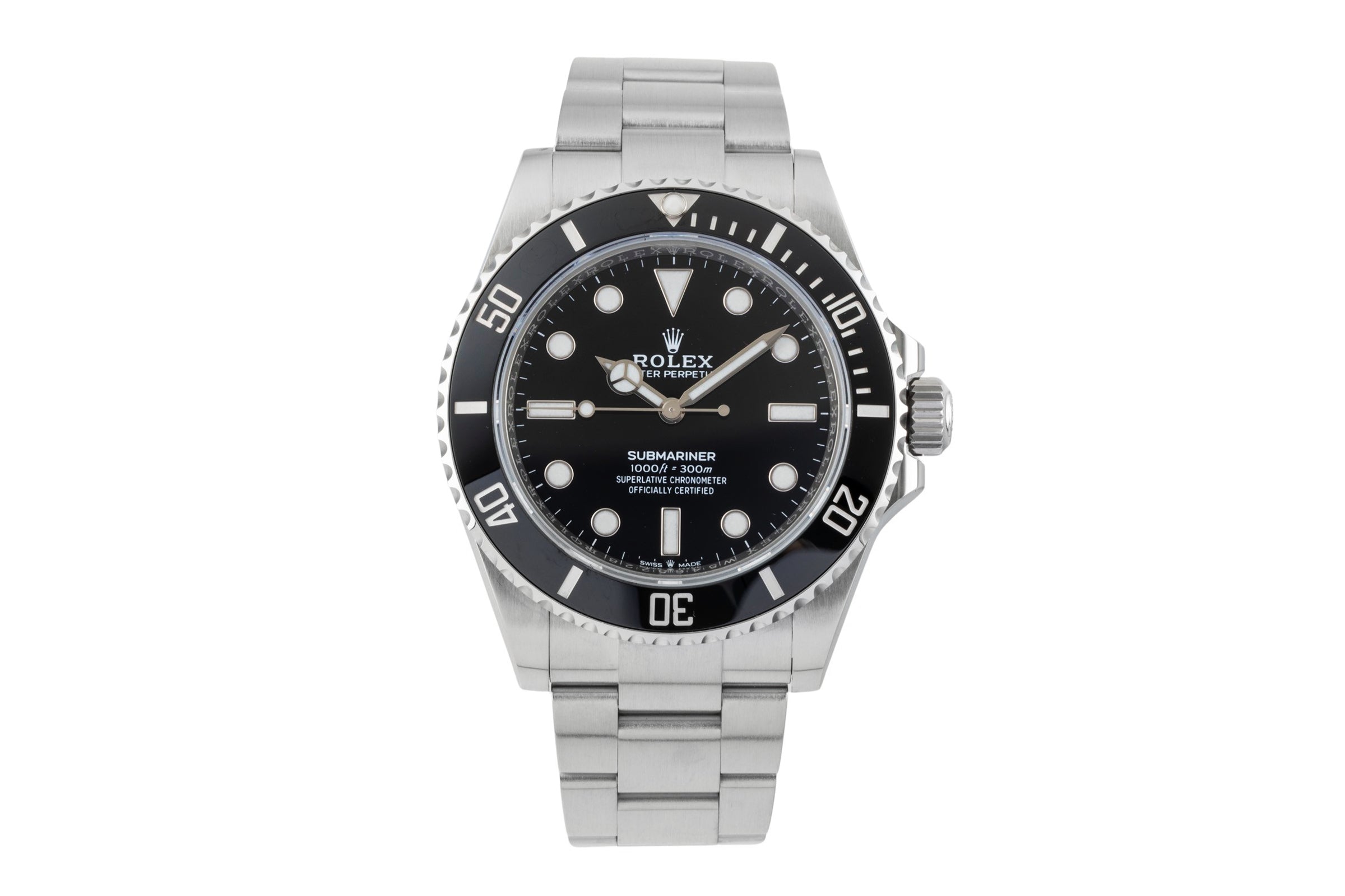 Rolex Submariner steel automatic men's watch 124060  [2602485]
