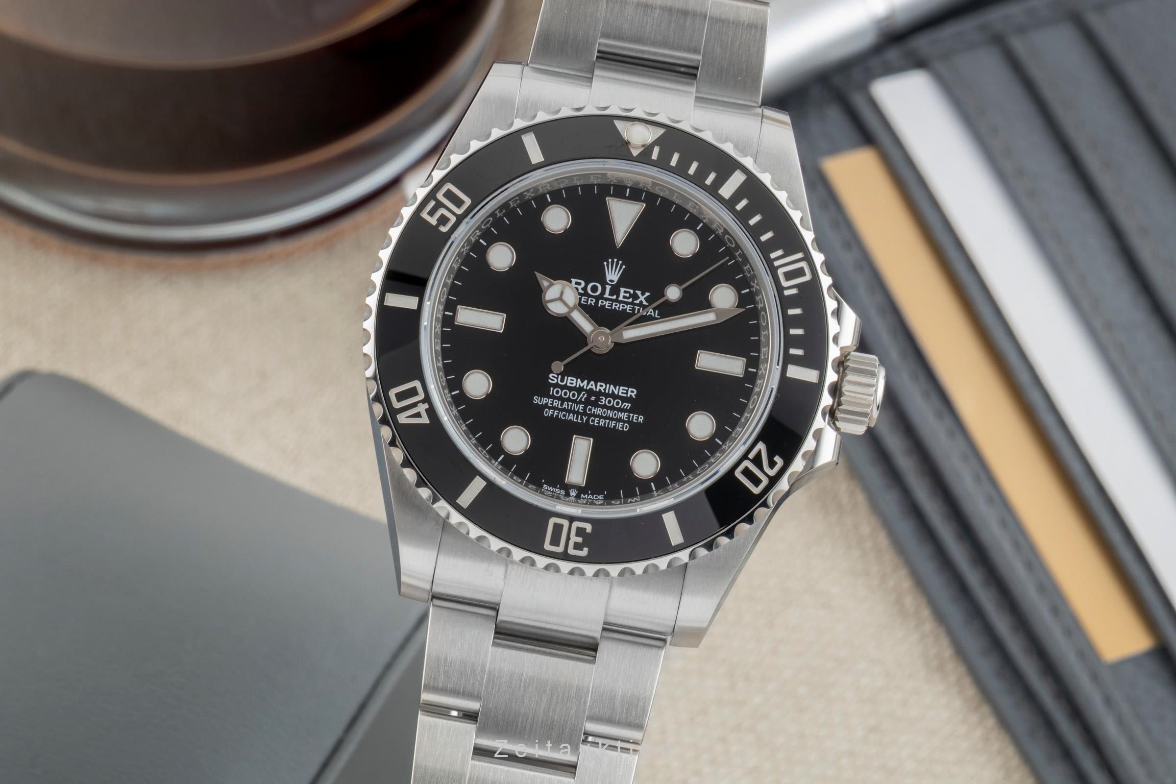 Rolex Submariner acero automático reloj para caballeros 124060  [2602485]