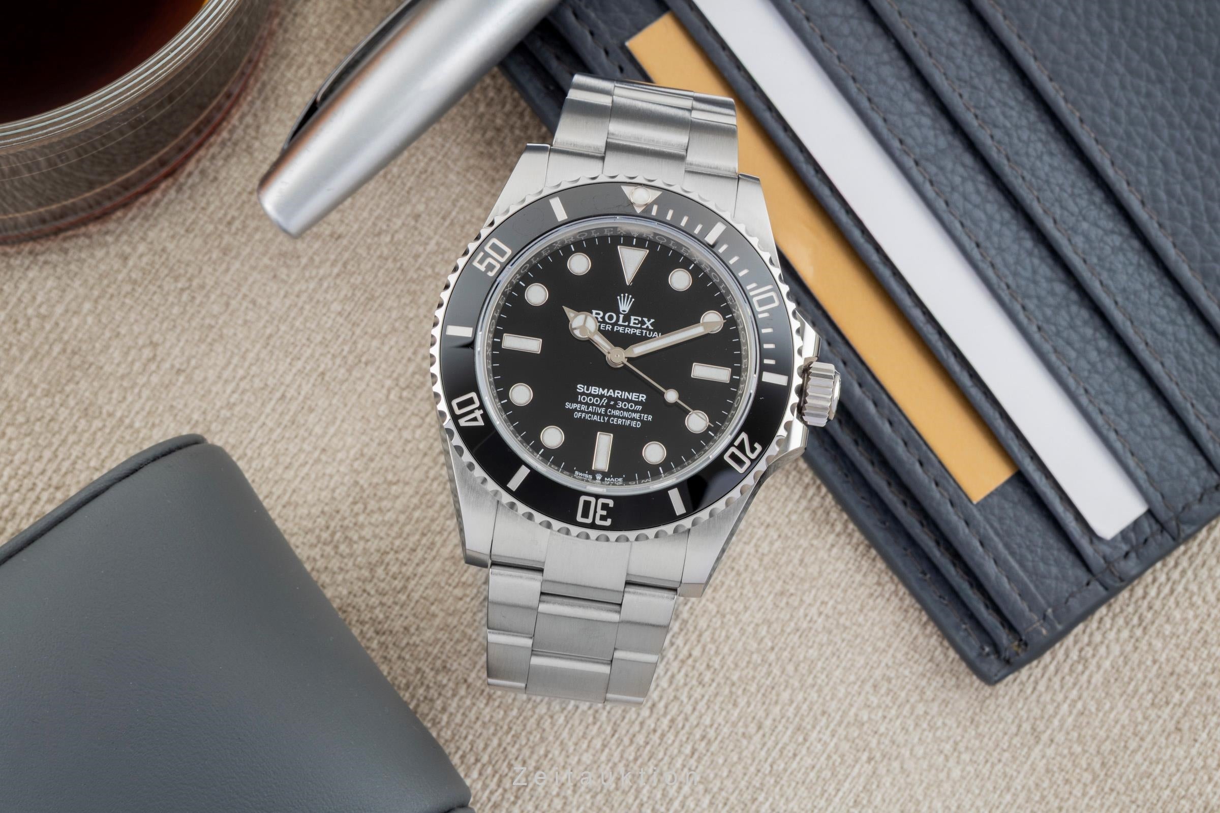 Rolex Submariner acero automático reloj para caballeros 124060  [2602485]