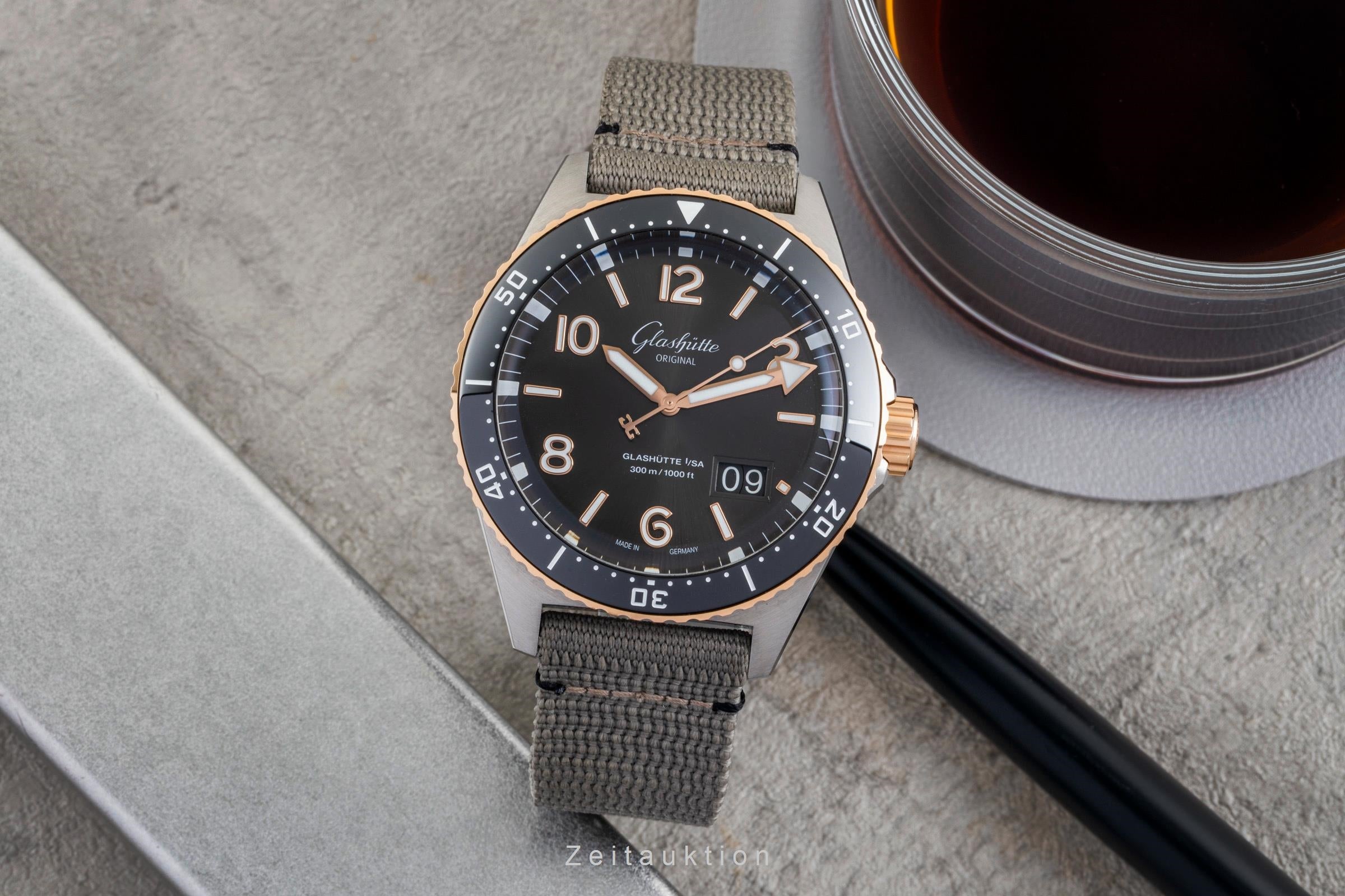 Glashütte SeaQ acciaio / oro automatismo orologio da uomo 1-36-13-04-91-34 LP: 16600EUR  [2602486]